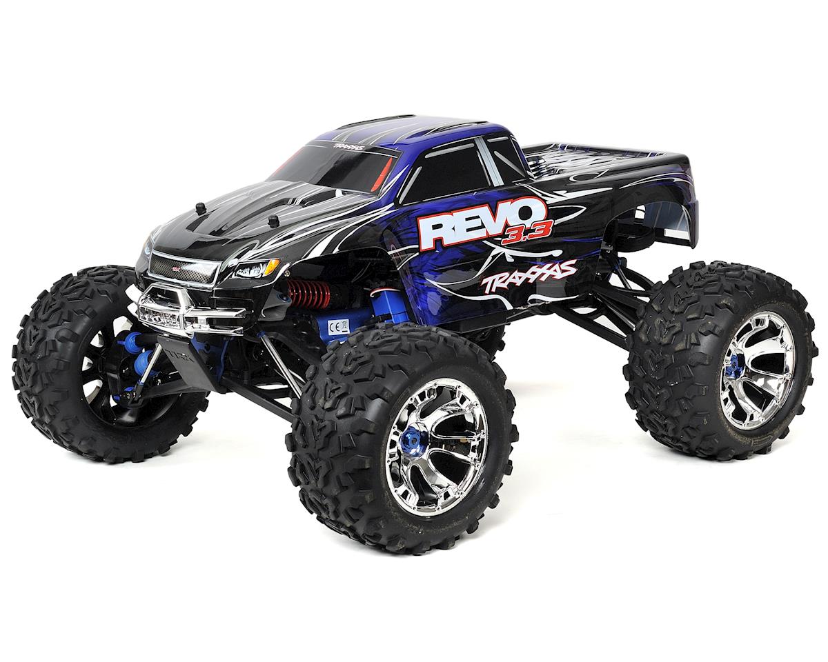 Traxxas Revo 3.3 4WD RTR Nitro Monster Truck w/TQi 2.4Ghz Radio, TSM, Batteries & DC Charger - Remote Control Toys - Traxxas