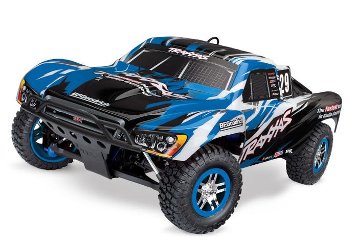 Traxxas Slayer Pro 4WD RTR Nitro Short Course Truck w/TQi 2.4GHz Radio, TSM, EZ Start & Charger - Remote Control Toys - Traxxas