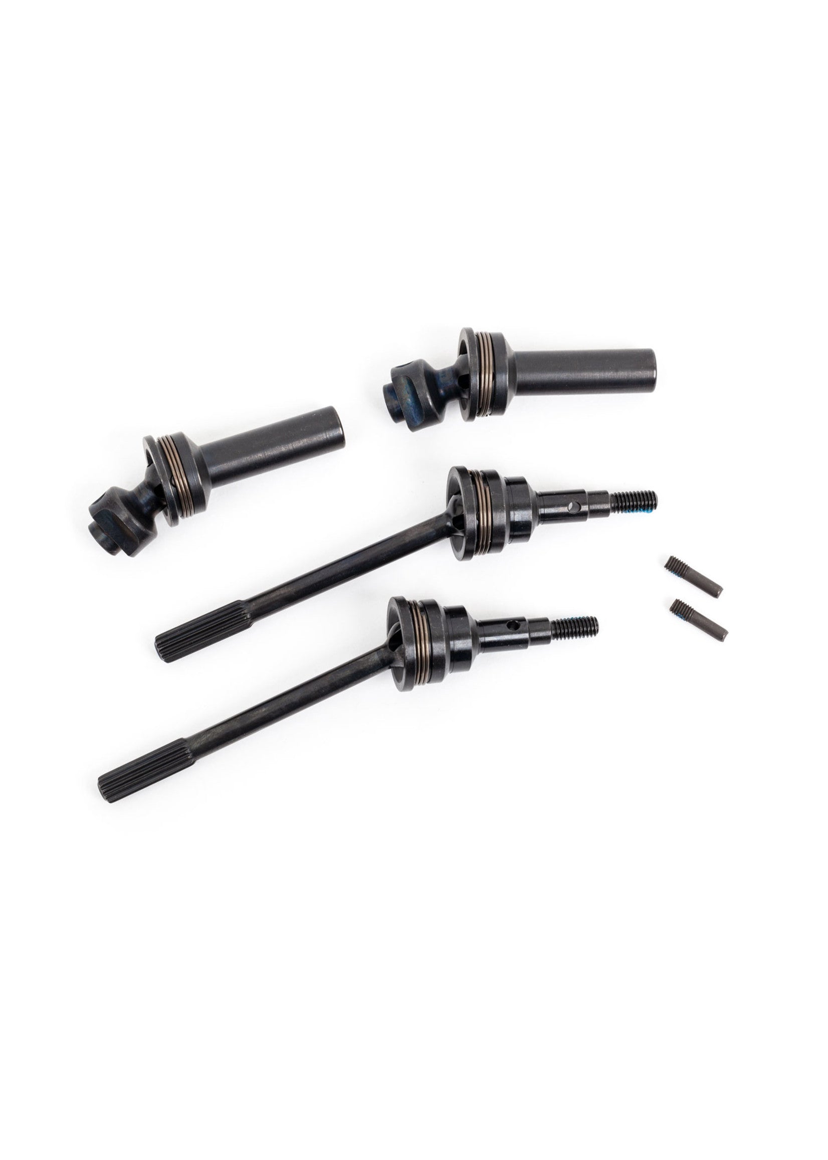 Traxxas Front Driveshafts Extreme Heavy Duty Steel-Spline Constant-Velocity With 6mm Stub Axles -  - Traxxas