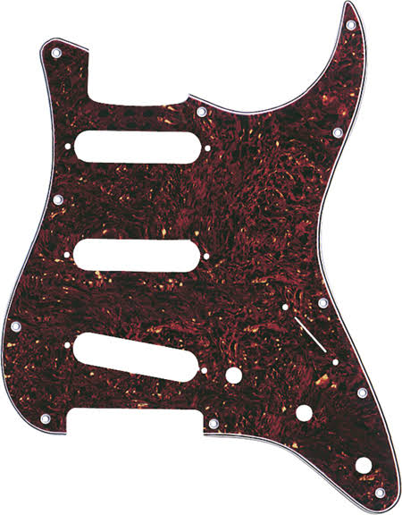 Fender Pickguard Standard Stratocaster Tortoise Shell 11 Hole SSS XL_I1STFOP6