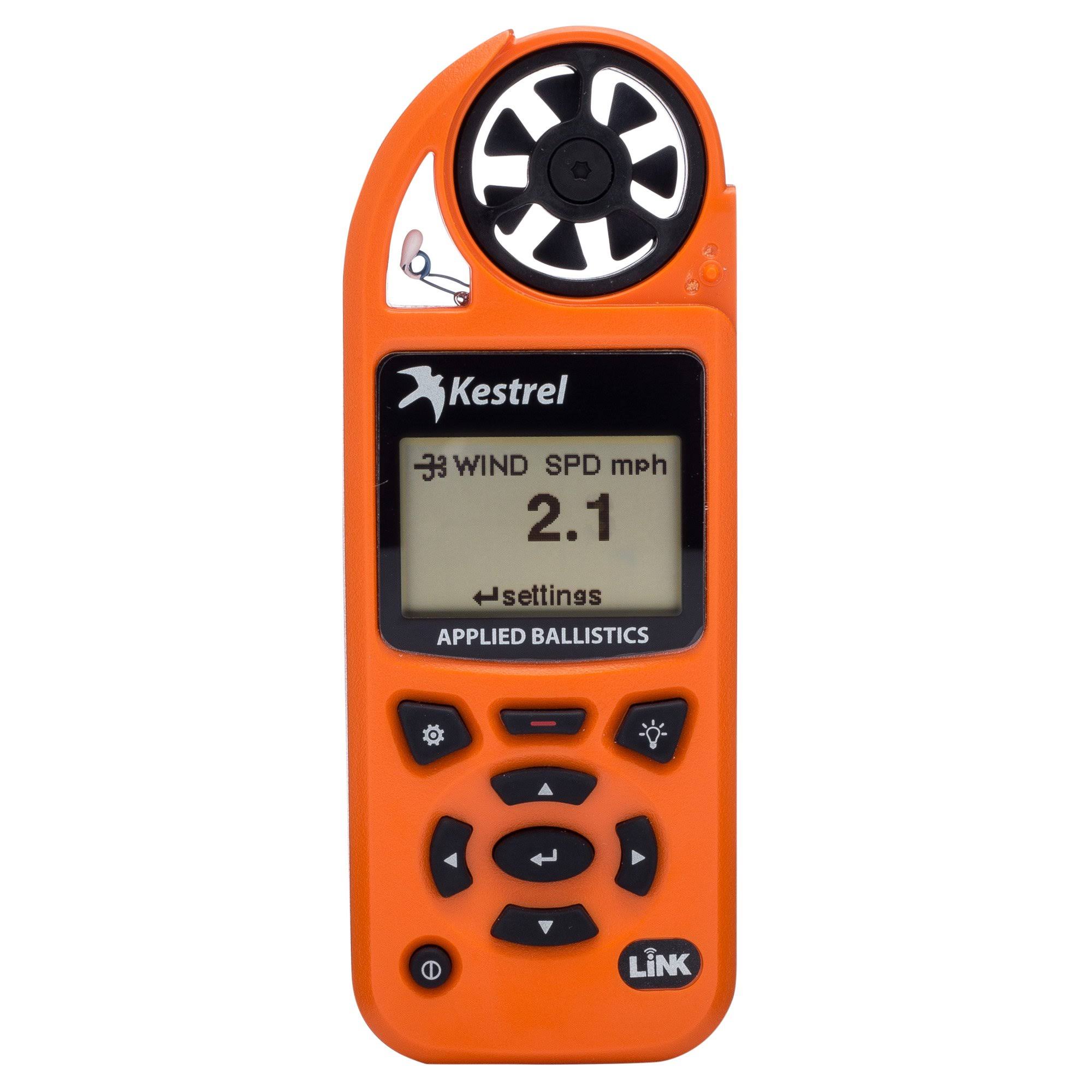 Kestrel 5700AB Elite Weather Meter w/Applied Ballistics Link - Blaze Orange KG_IW3VCHLL Kestrel 5700AB Elite Weather Meter w/Applied Ballistics Link - Blaze Orange KG_IW3VCHLL