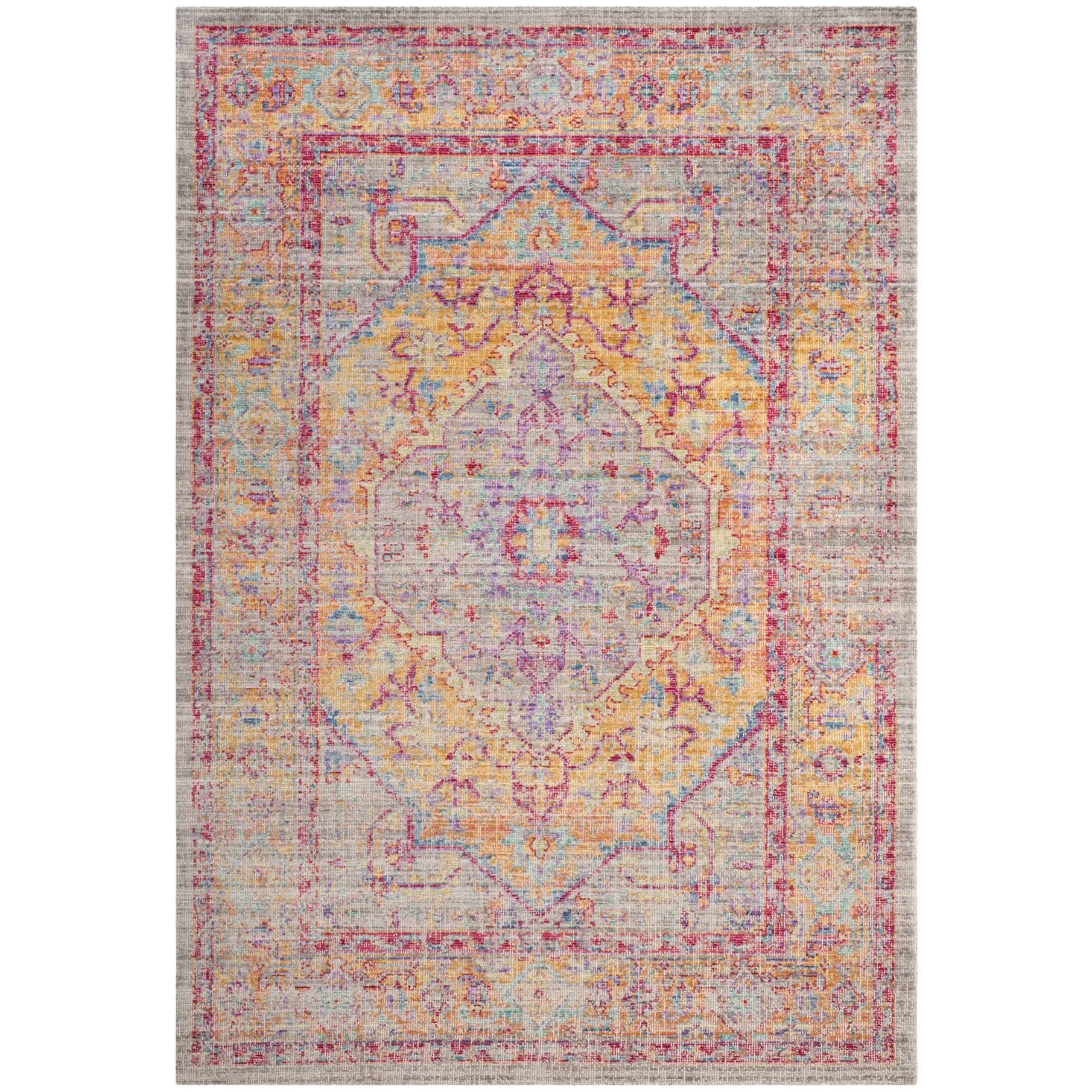Safavieh Windsor WDS307C Grey / Gold Rug 3' x 12' Runner CW_4D1XA0YM Safavieh Windsor WDS307C Grey / Gold Rug 3' x 12' Runner CW_4D1XA0YM
