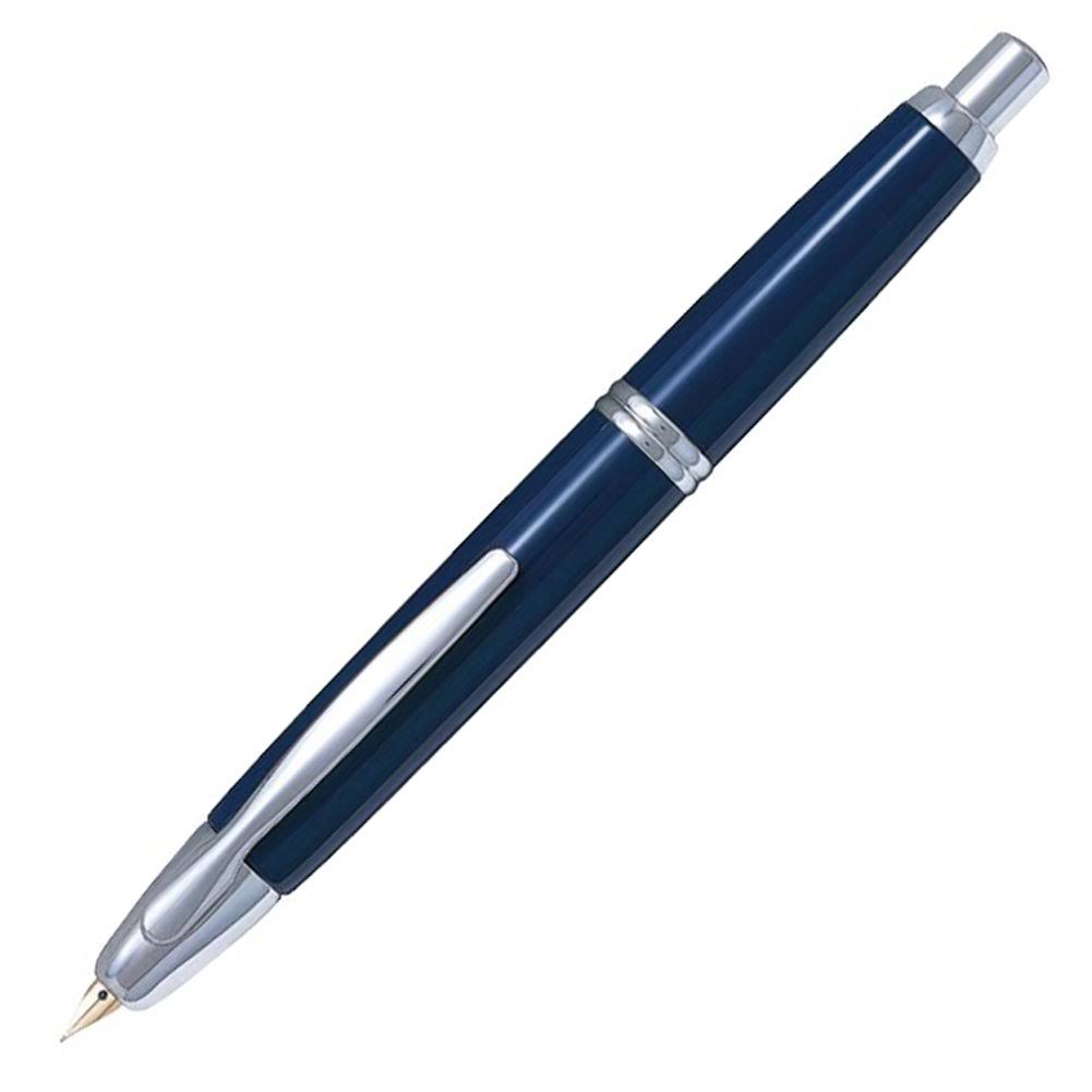 Pilot Fountain Pen Capless Medium NIB Fcn1mrdlm Deep Blue RT_V5UVCLEF