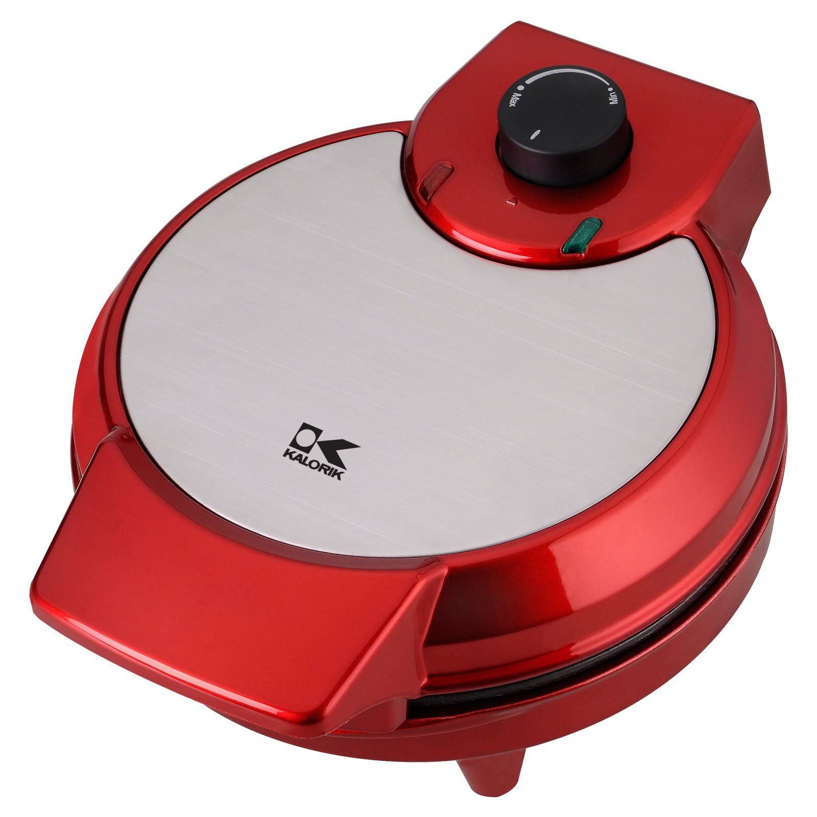 Kalorik - Heart Shape Waffle Maker - Red Metallic VV_PYR7QL9M Kalorik - Heart Shape Waffle Maker - Red Metallic VV_PYR7QL9M