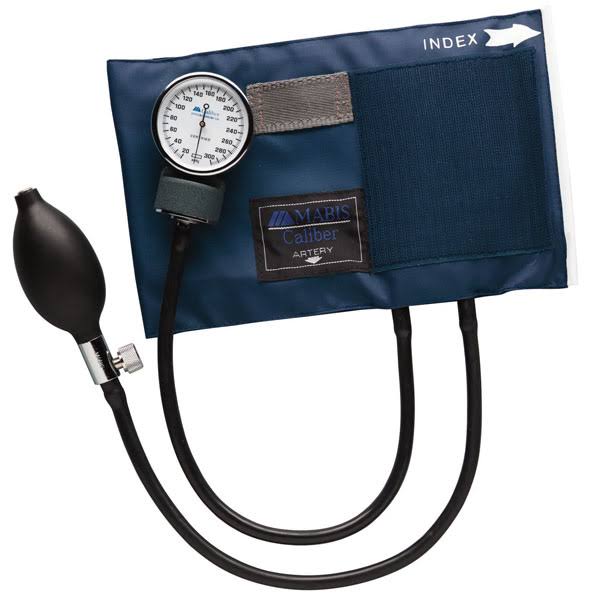 Mabis Caliber Aneroid Sphygmomanometer, Blue Nylon Cuff, Thigh AS_VUSFJHUB