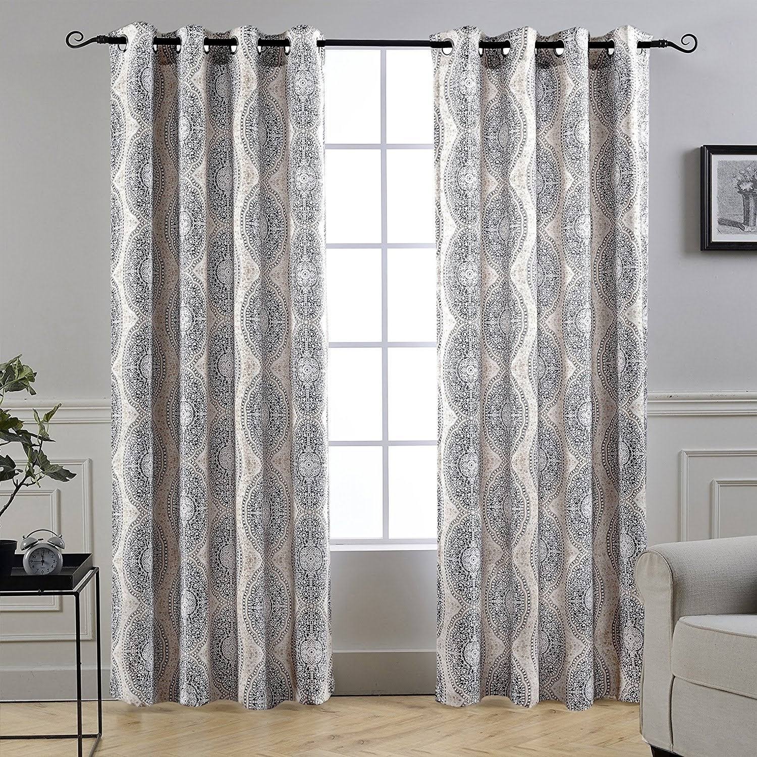 Driftaway Adrianne Thermal and Room Darkening Grommet Unlined Window Curtains SE CE_AFLQT2TJ