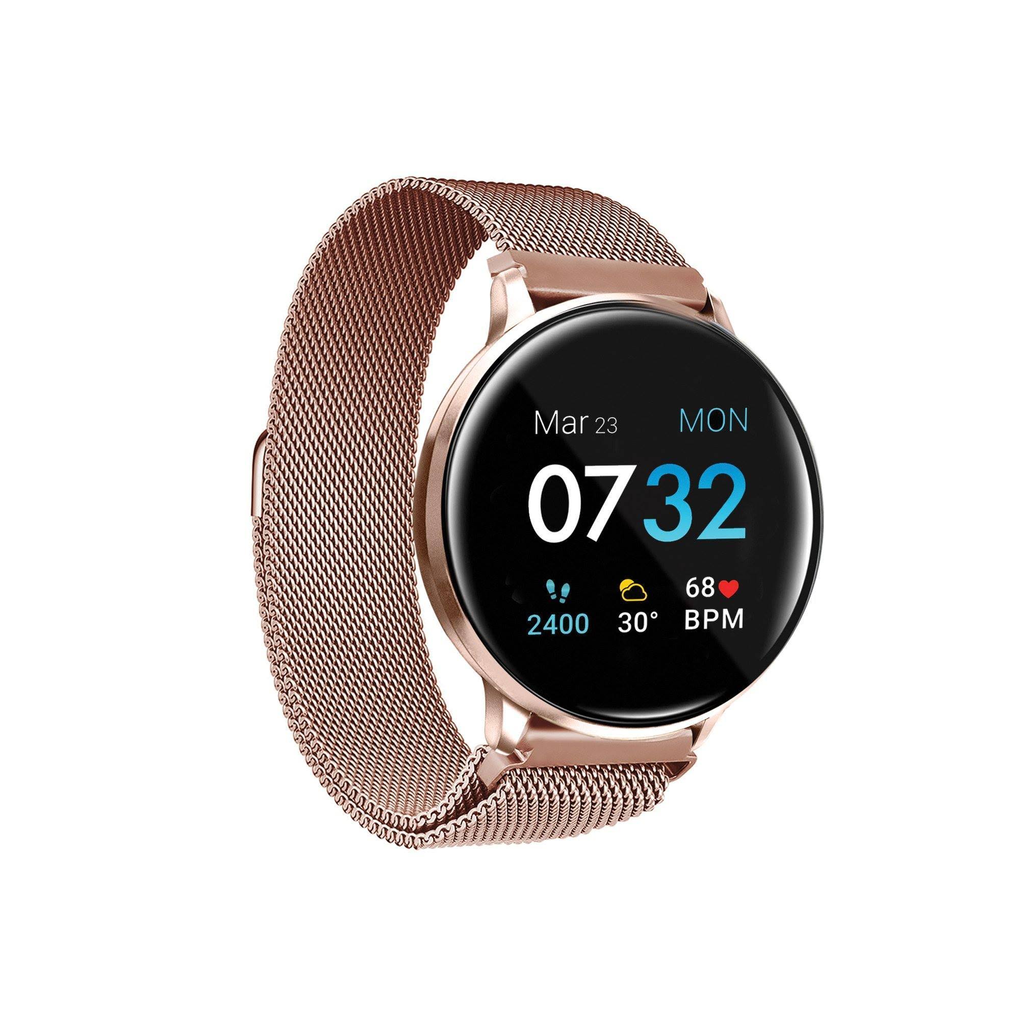 iTouch Sport 3 Smartwatch Rose Gold Case with Rose Gold Mesh Strap WK_6SNBEWUR