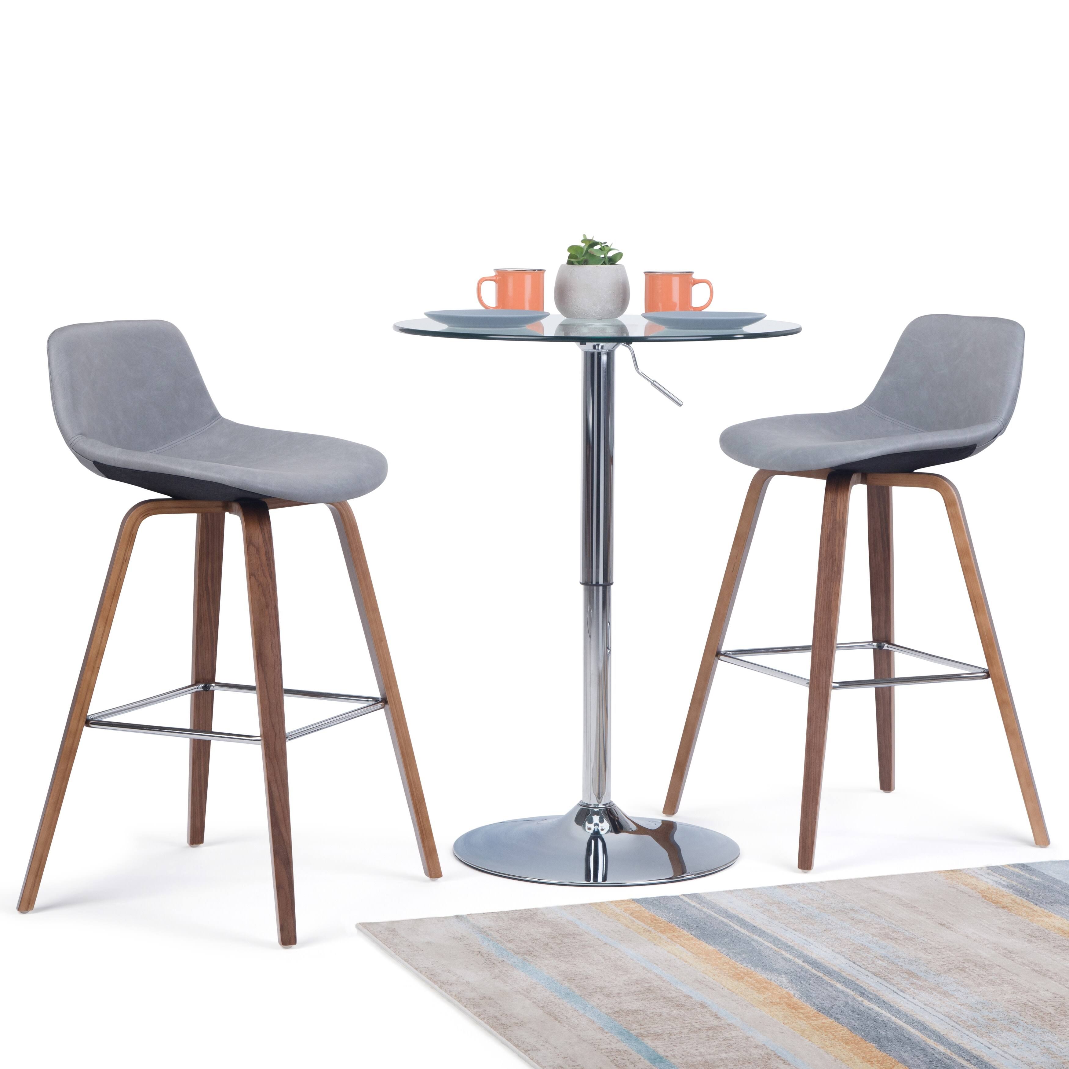 Set of 2 Cacey Bentwood Counter Height Barstools Stone Gray - Wyndenhall 37_JNHCVKCJ Set of 2 Cacey Bentwood Counter Height Barstools Stone Gray - Wyndenhall 37_JNHCVKCJ
