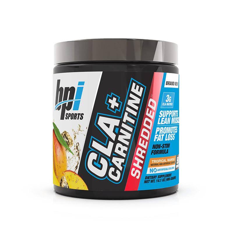 BPI Sports CLA + Carnitine Shredded - Tropical Mango - 50 Servings 76_OXT7M7UV