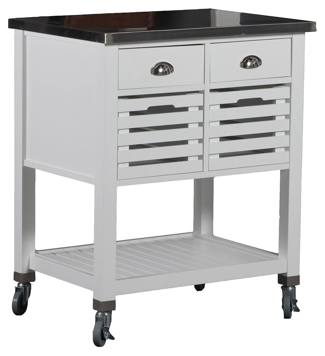 Ashley HomeStore Robbin Kitchen Cart, White by Ashley HomeStore 0Z_MHV6KW0D