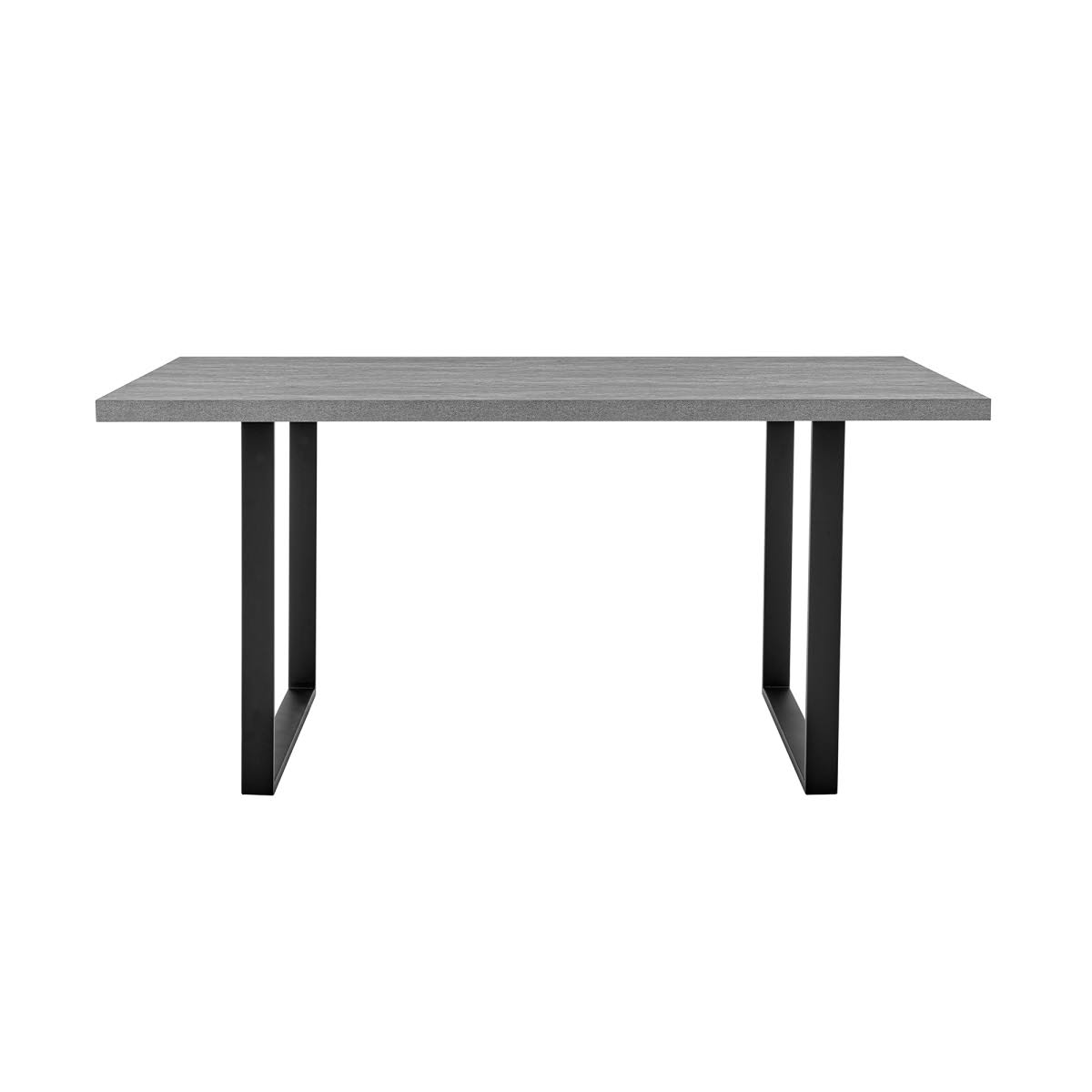 Armen Living Fenton Dining Table with Gray Top and Black Base 81_ZN8PUNVZ Armen Living Fenton Dining Table with Gray Top and Black Base 81_ZN8PUNVZ