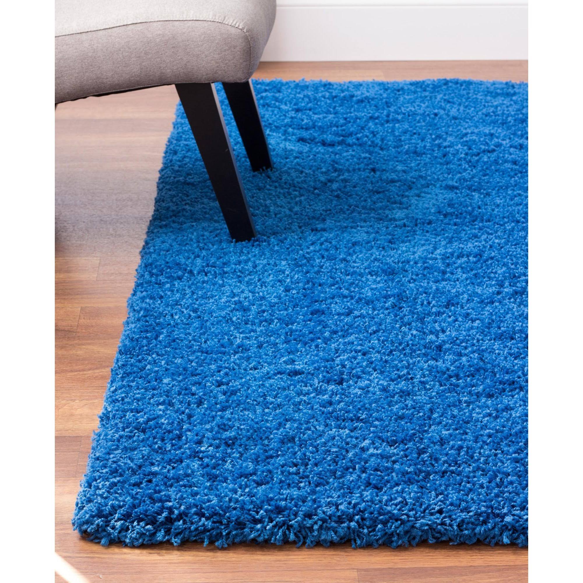 Super Area Rugs Cozy Solid Shag Rug - Blue 3'3 YI_UESP4CKK Super Area Rugs Cozy Solid Shag Rug - Blue 3'3 YI_UESP4CKK