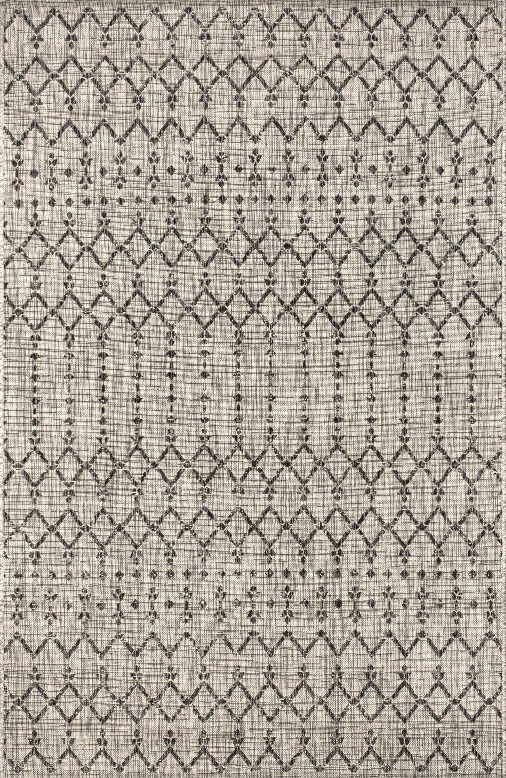Jonathan Y Ourika Moroccan Geometric Textured Weave Indoor/Outdoor Area Rug - 8 x 10 - Light Gray/Black FB_RNPALOIA Jonathan Y Ourika Moroccan Geometric Textured Weave Indoor/Outdoor Area Rug - 8 x 10 - Light Gray/Black FB_RNPALOIA