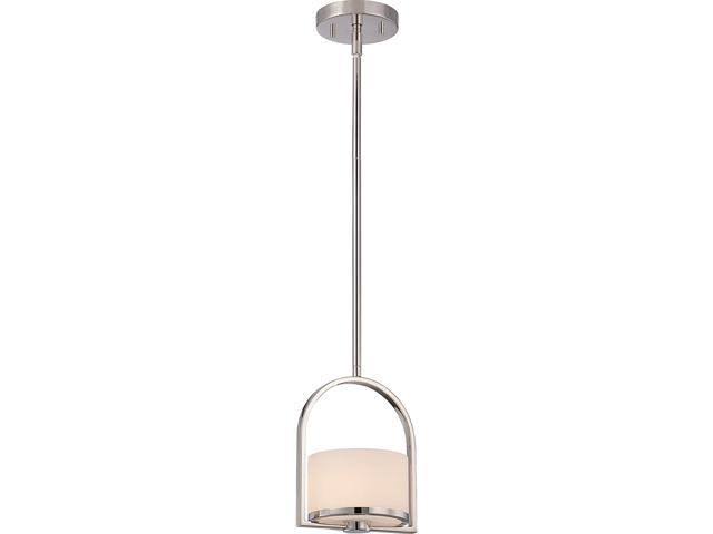 Nuvo 60/5478 One Light Mini Pendant, Unknown, Polished Nickel 0D_MG9EUWPJ