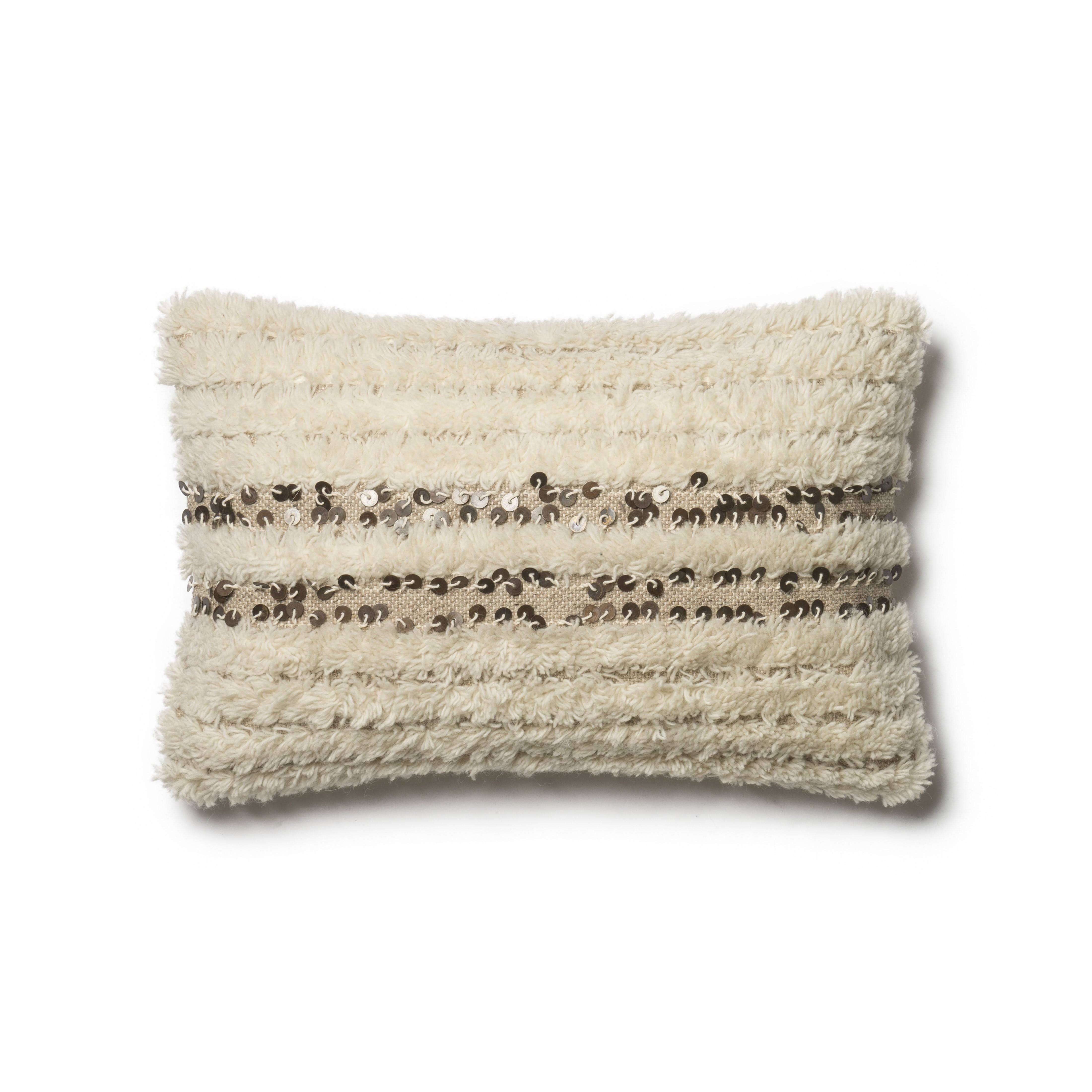 Loloi Ivory Pillow P0423 13 KQ_DLD6ZC44