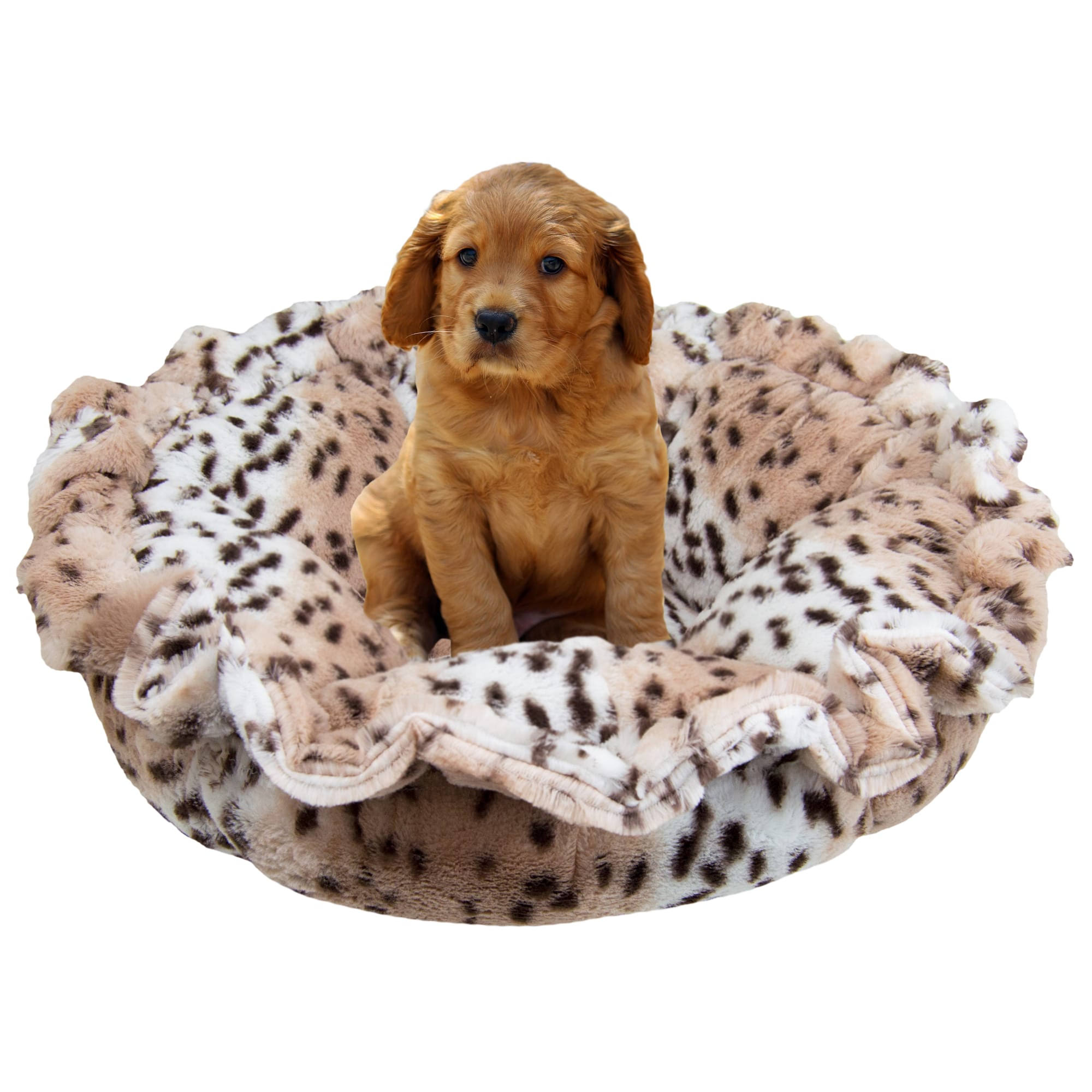 Bessie and Barnie Ultra Plush Aspen Snow Leopard Luxury Deluxe Pet Cuddle Pod Bed, 30 JM_YNUWZACX Bessie and Barnie Ultra Plush Aspen Snow Leopard Luxury Deluxe Pet Cuddle Pod Bed, 30 JM_YNUWZACX