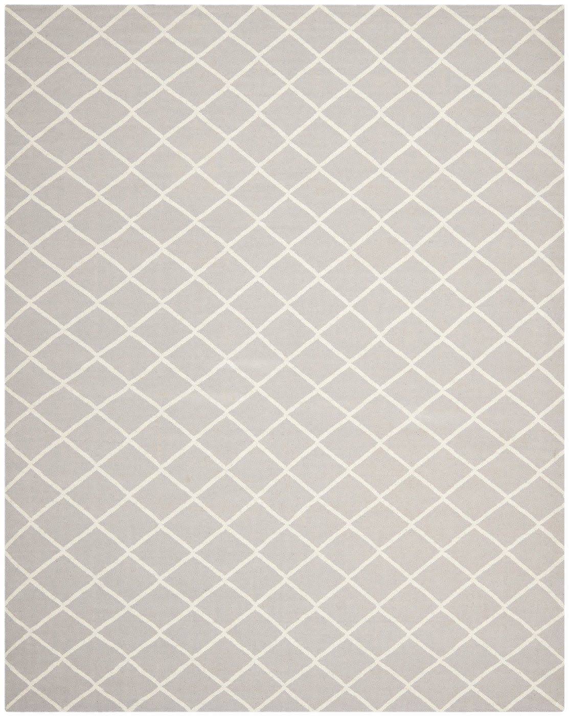 Safavieh 9' x 12' Dhurries DHU565G Grey / Ivory Rug VE_2KSBEOHU Safavieh 9' x 12' Dhurries DHU565G Grey / Ivory Rug VE_2KSBEOHU