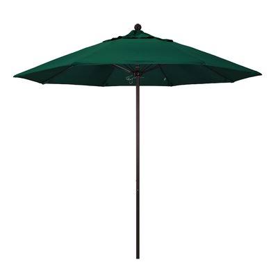 California Umbrella 9' Market Umbrella Fabric Color Sunbrella A Forest Green, Frame Color Matted White QI_DVPIWOOS California Umbrella 9' Market Umbrella Fabric Color Sunbrella A Forest Green, Frame Color Matted White QI_DVPIWOOS