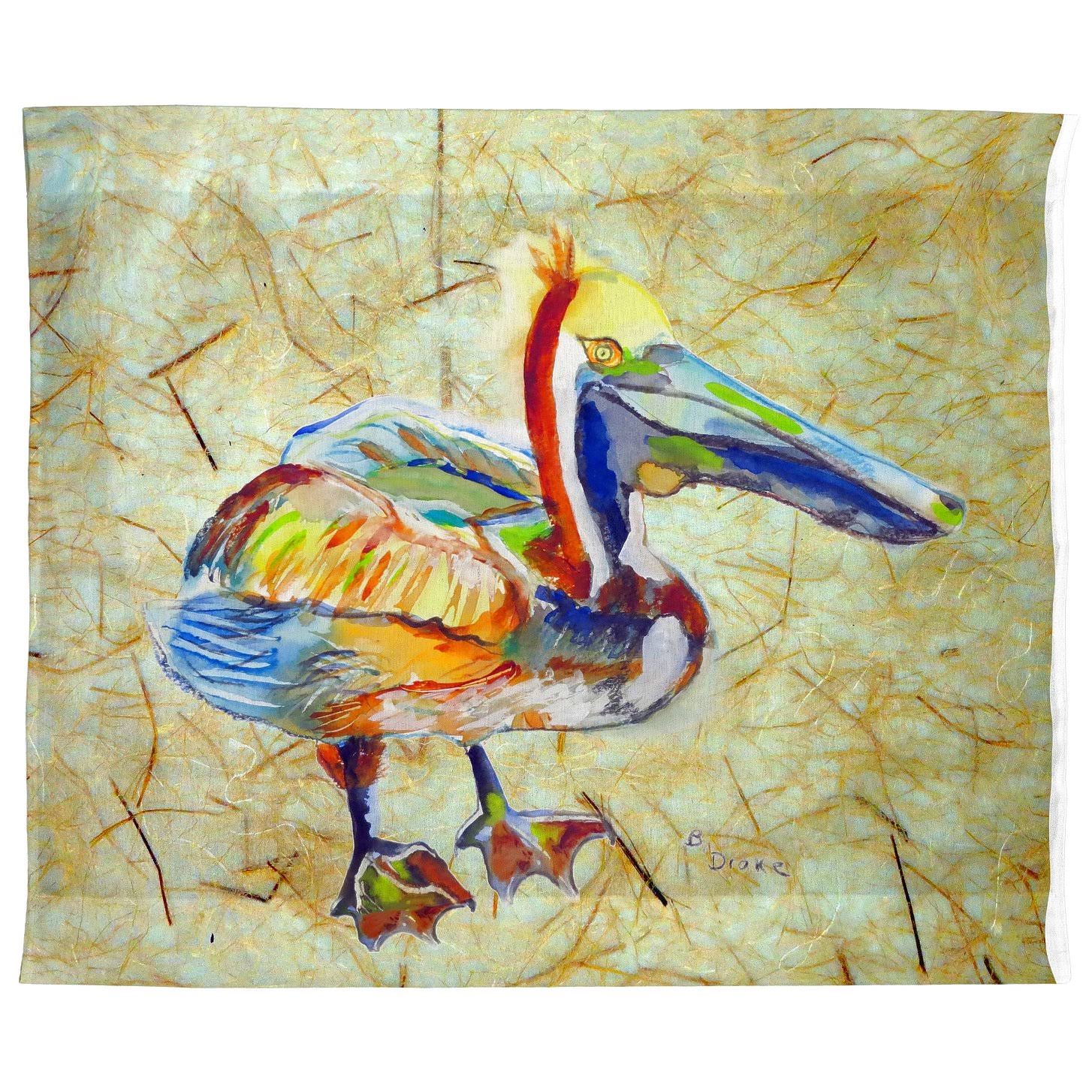 Betsy Drake Heathcliff Pelican Outdoor Wall Hanging 24x30 PT_LSN182AK Betsy Drake Heathcliff Pelican Outdoor Wall Hanging 24x30 PT_LSN182AK