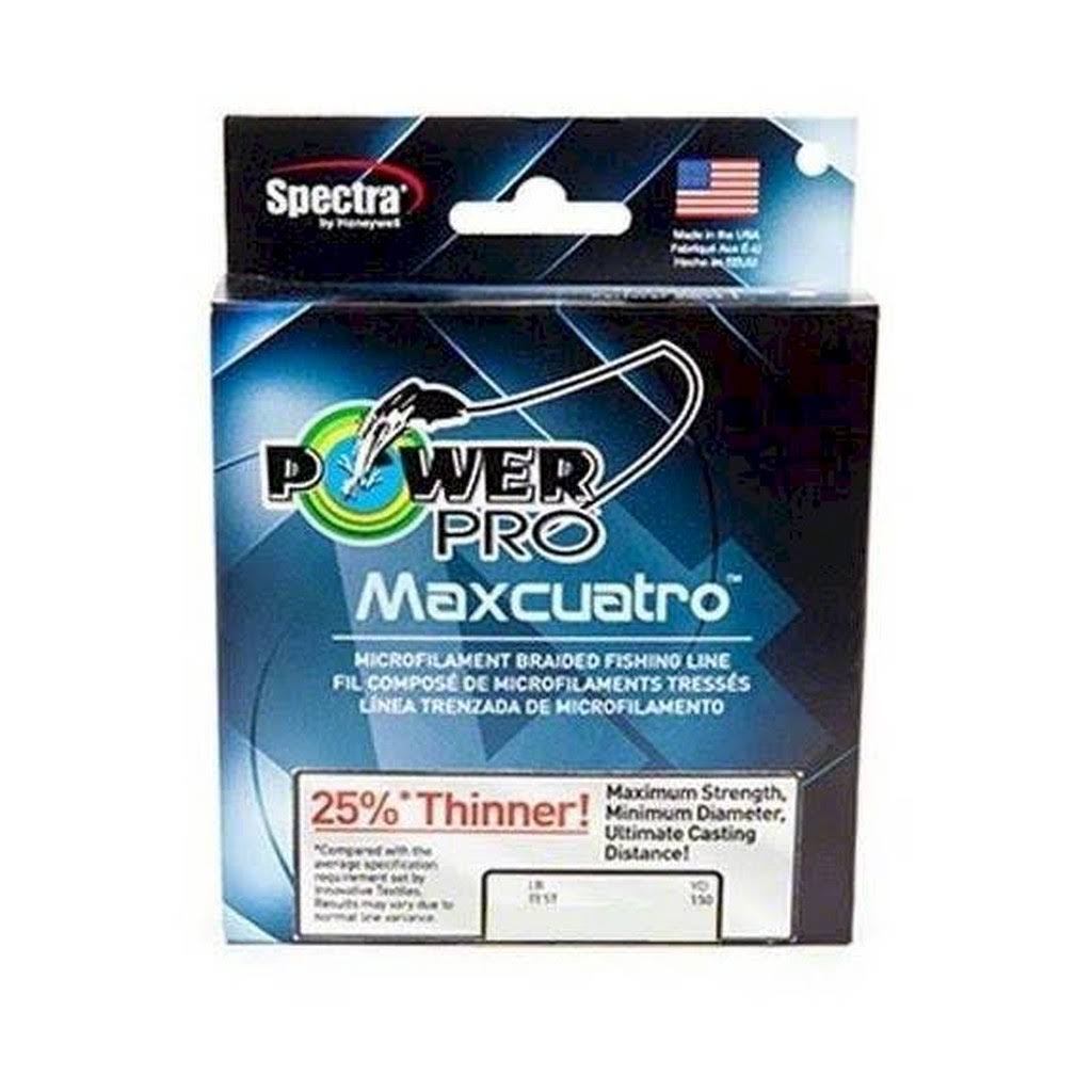 Power Pro Maxcuatro Spectra White Braided Line 100 Pound / 500 Yards HW_W24WSQEL