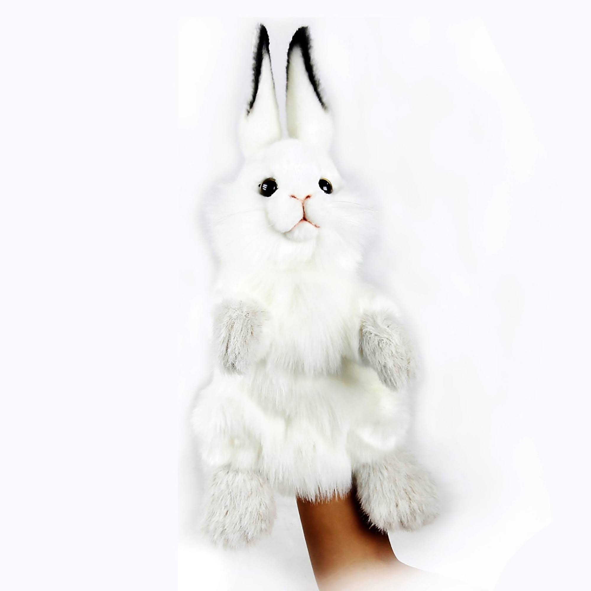 Hansa White Rabbit Hand Puppet D4_BM1XBV2E Hansa White Rabbit Hand Puppet D4_BM1XBV2E