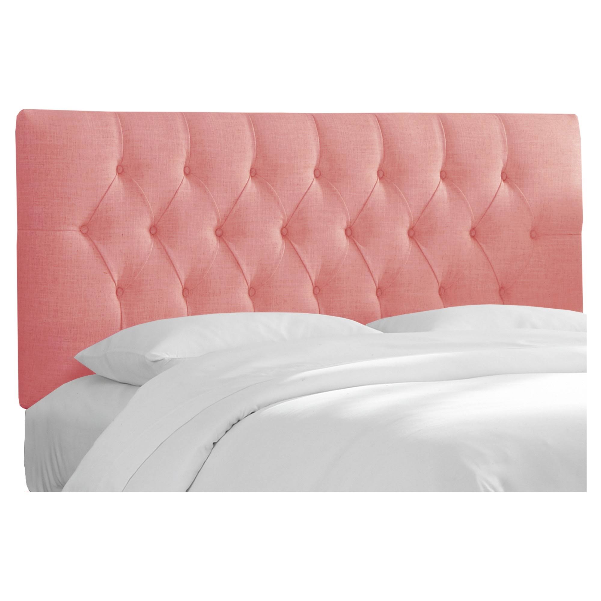 Skyline Tufted Linen Upholstered Headboard Petal, Size: Twin O1_WZD58TZ7