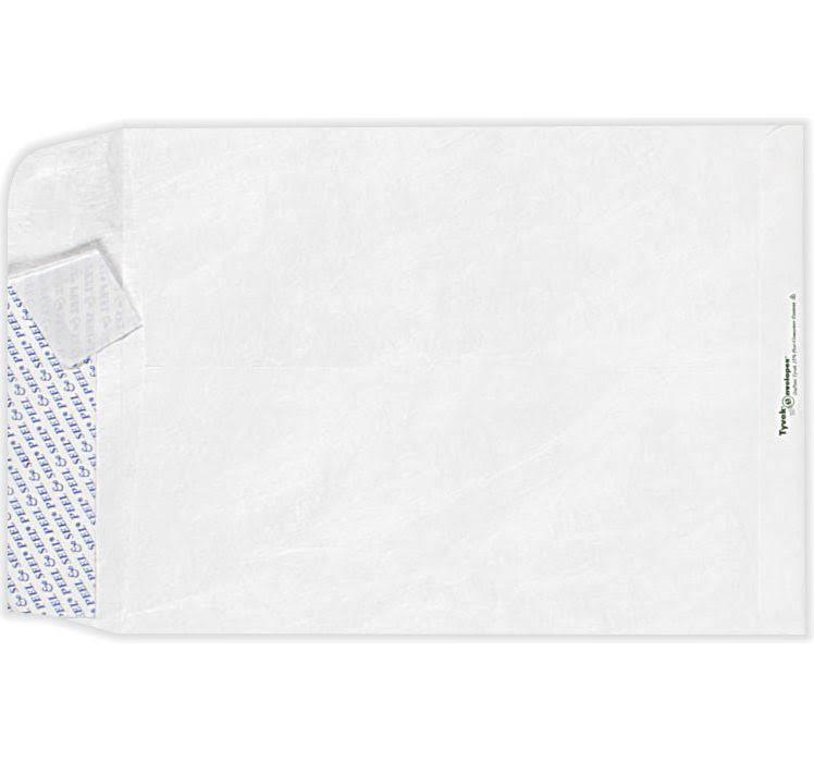 12 x 15 1/2 Open End Envelopes - 14lb. Tyvek - White - Pack of 100 - Printed or Plain Envelopes GN_PXSNX3GY 12 x 15 1/2 Open End Envelopes - 14lb. Tyvek - White - Pack of 100 - Printed or Plain Envelopes GN_PXSNX3GY