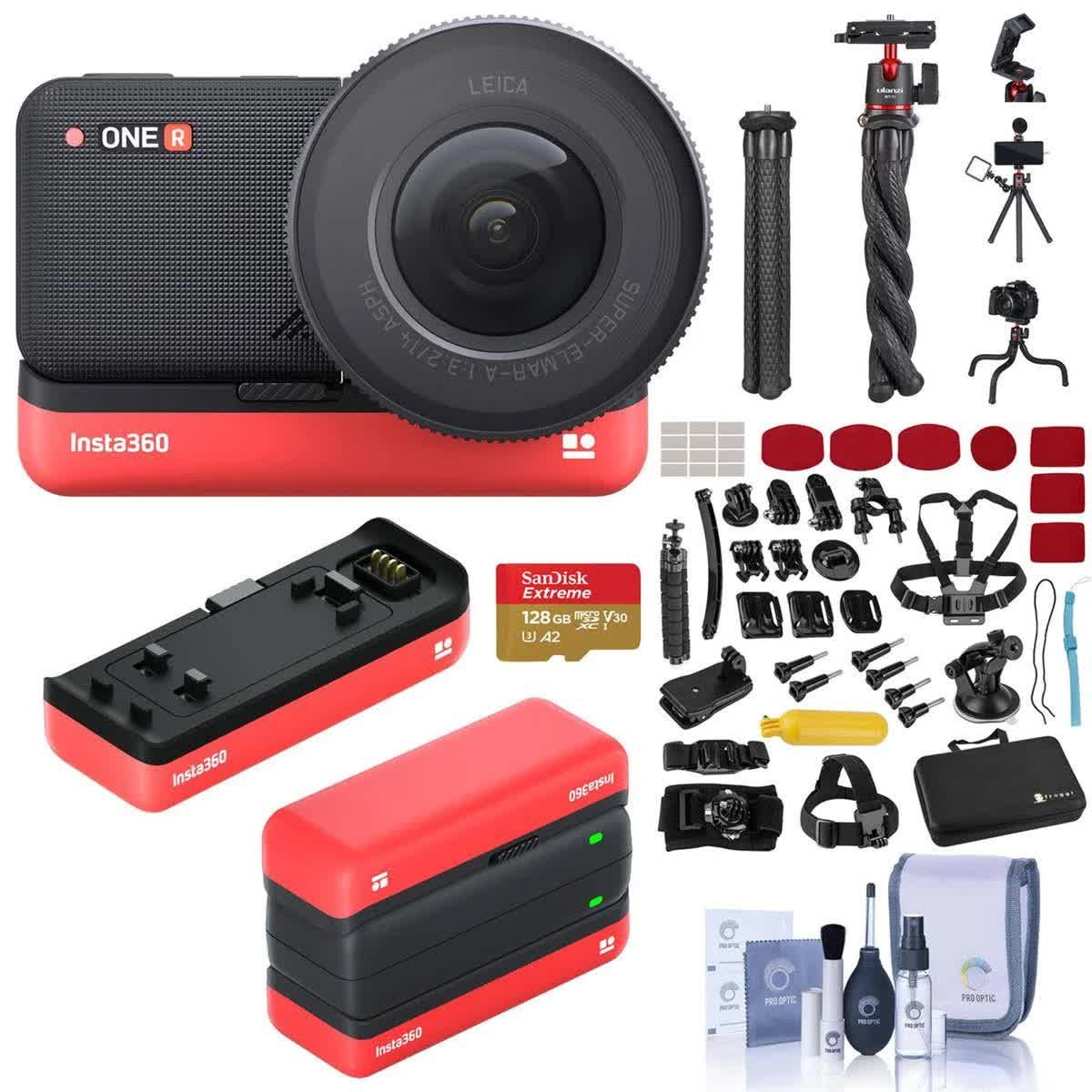 Insta360 One R 1-Inch Edition (CINAKGP/B) - with Action Kit Accessory Kit 240210 AA 7O_IIP12UBH