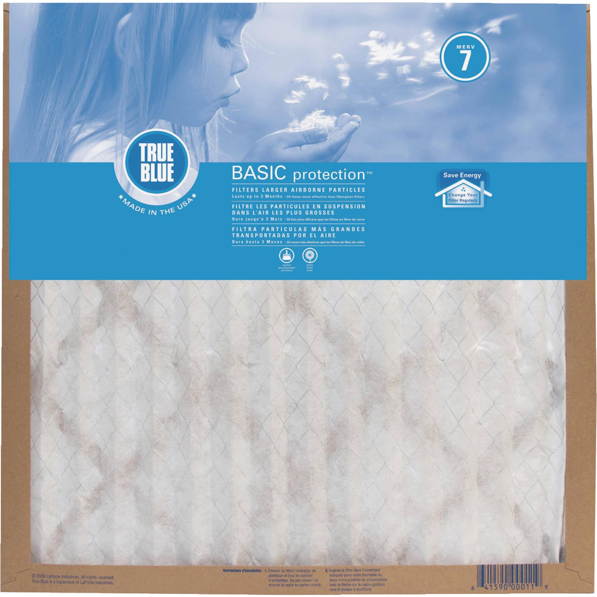True Blue Basic Protection Furnace Filter (Pack of 12) VT_7WBVDAJH