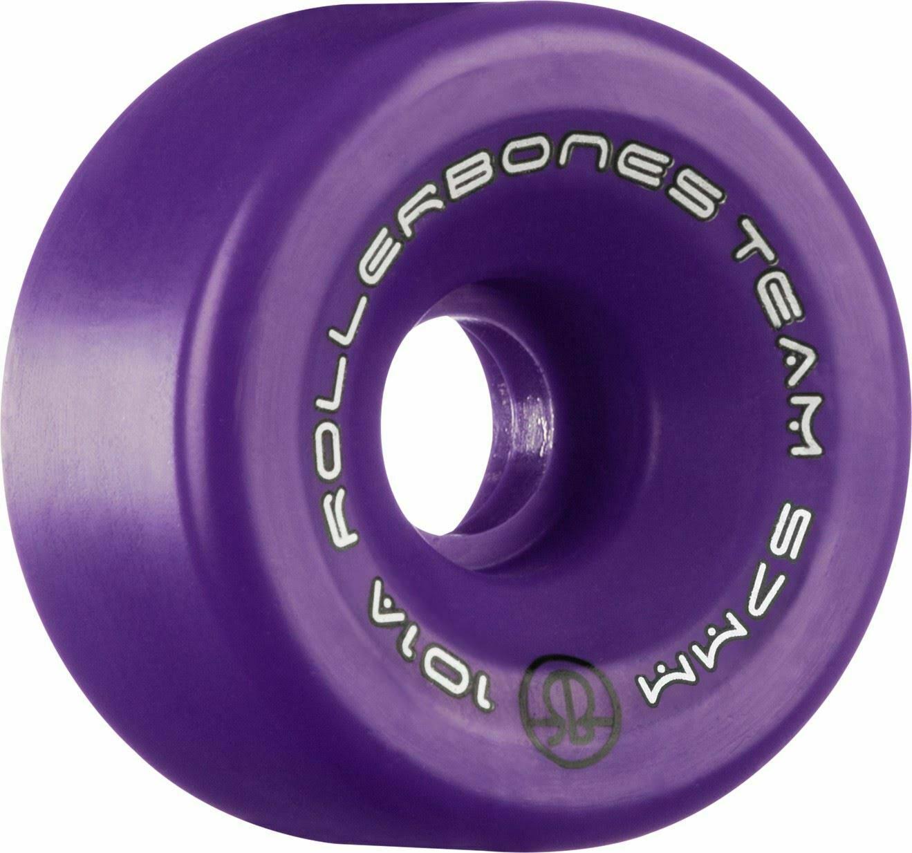 Rollerbones Team Logo 98A Recreational Roller Skate Wheels, Purple, 62mm BS_D0IHGZPP Rollerbones Team Logo 98A Recreational Roller Skate Wheels, Purple, 62mm BS_D0IHGZPP