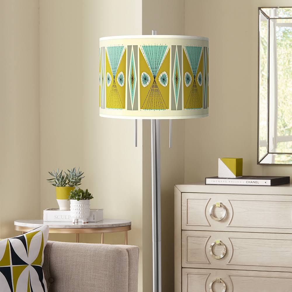 Vernaculis III Giclee Brushed Nickel Garth Floor Lamp SO_LNCLZYJ2 Vernaculis III Giclee Brushed Nickel Garth Floor Lamp SO_LNCLZYJ2