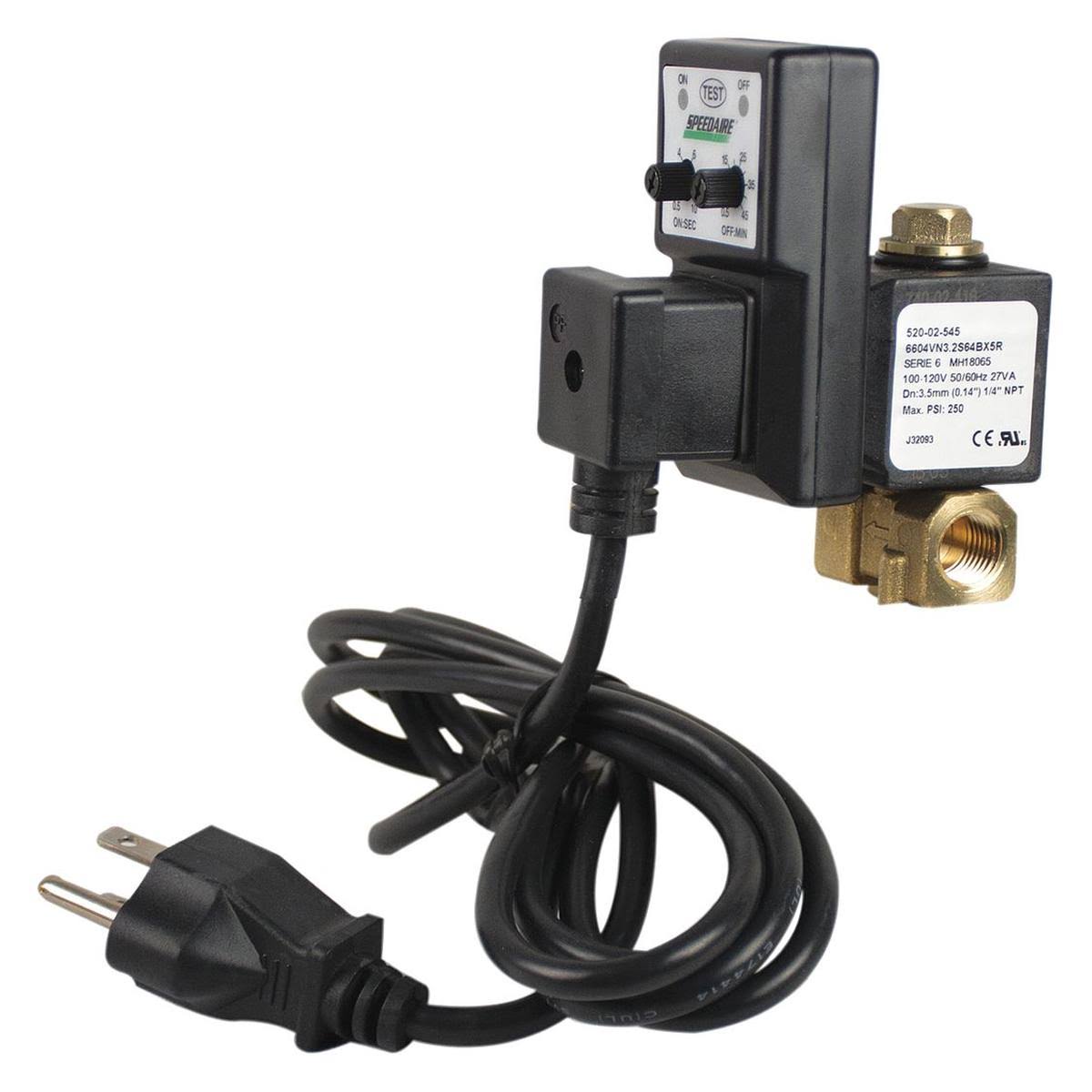Speedaire 13X524 Auto Drain Valve,100-120V,1/4 in. TT_9N9CU5JI Speedaire 13X524 Auto Drain Valve,100-120V,1/4 in. TT_9N9CU5JI
