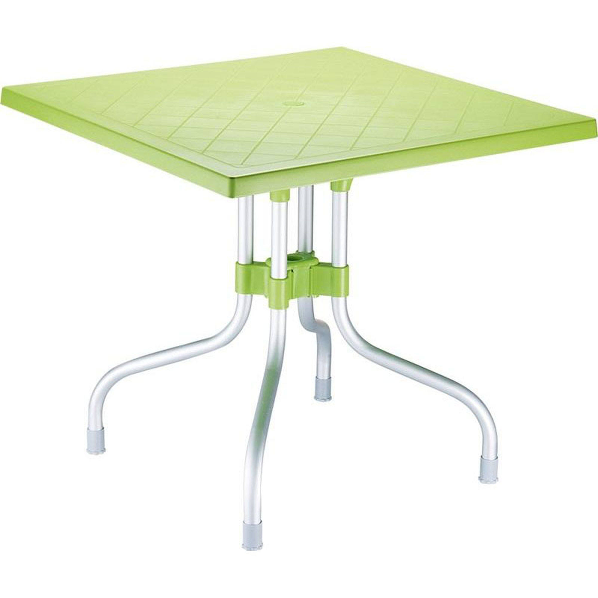Compamia Forza Square Folding Table 31 inch Apple Green RT_L6WGXTCU