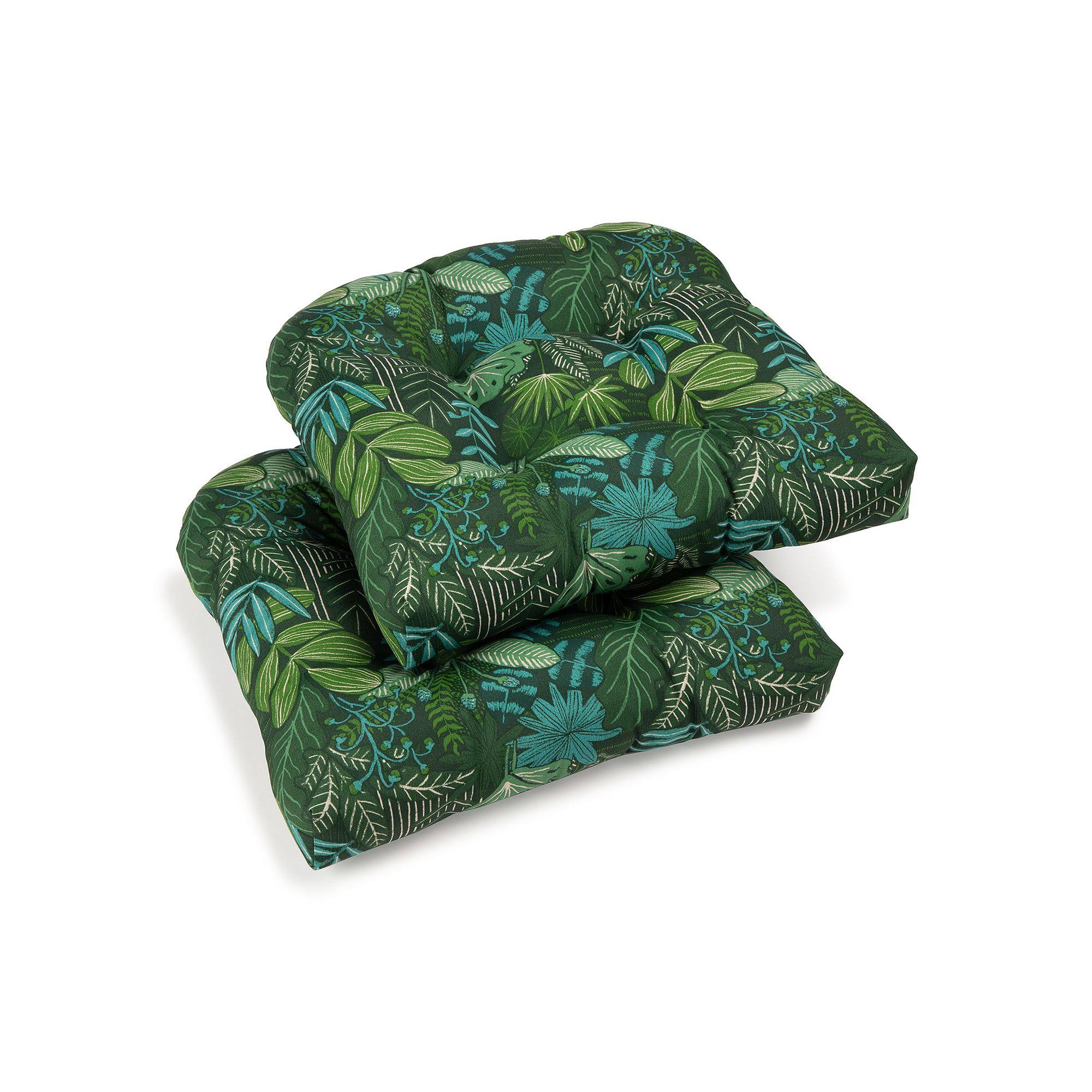 Sonoma Goods for Life Indoor Outdoor 2-Piece Single Wicker Chair Cushion Set, WICKSTCUSH JN_2ZCJHZHC