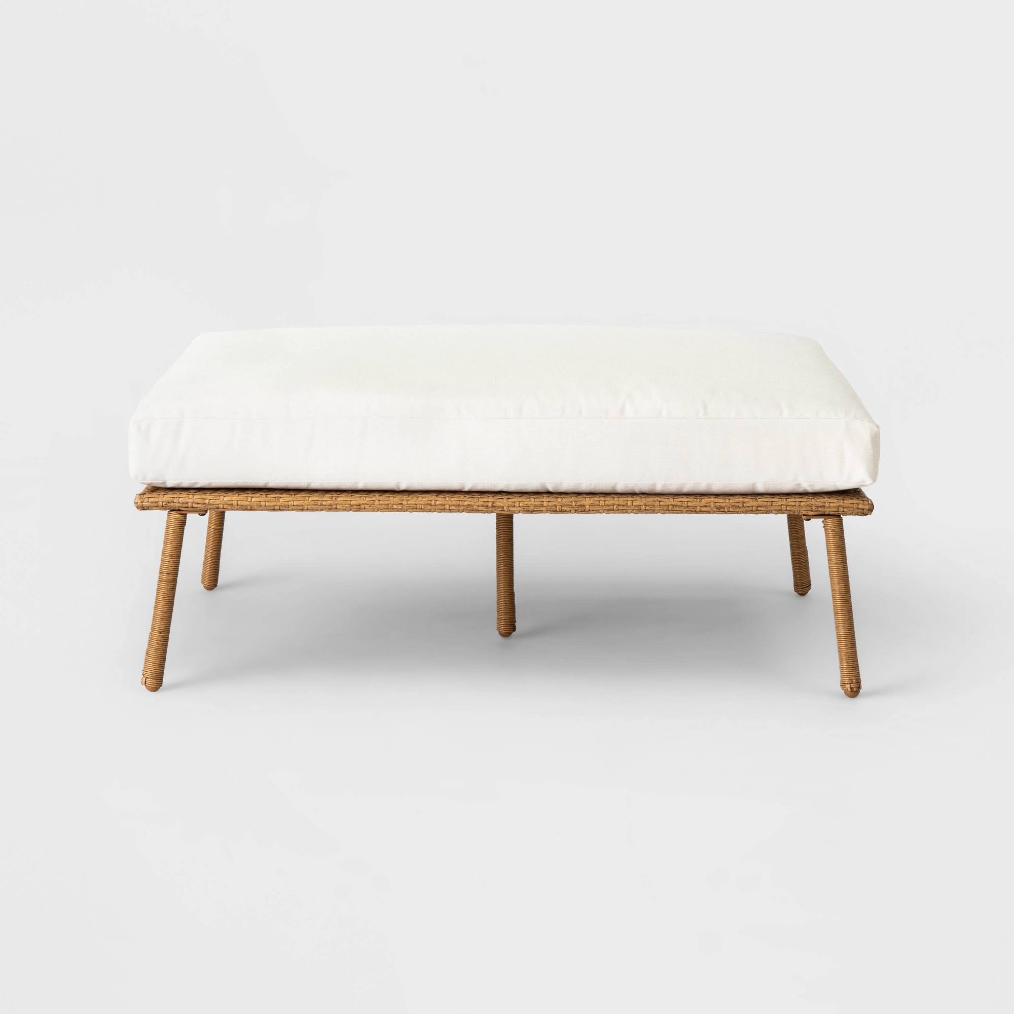 Britanna Oversized Patio Ottoman - Linen - Opalhouse AN_I9K1CEW9 Britanna Oversized Patio Ottoman - Linen - Opalhouse AN_I9K1CEW9