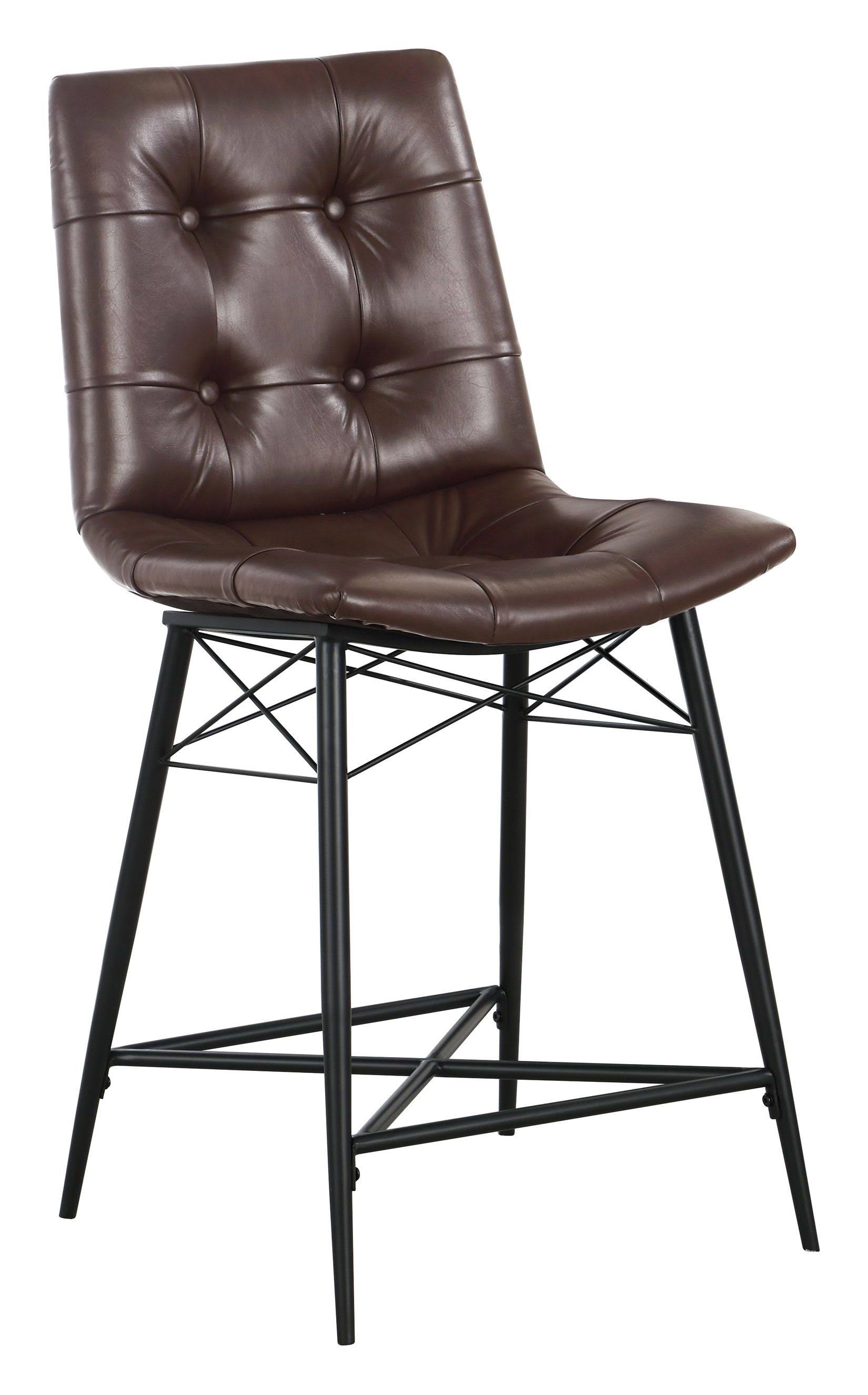 Coaster Furniture Brown Counter Height Stool QV_DMPHFOAK Coaster Furniture Brown Counter Height Stool QV_DMPHFOAK