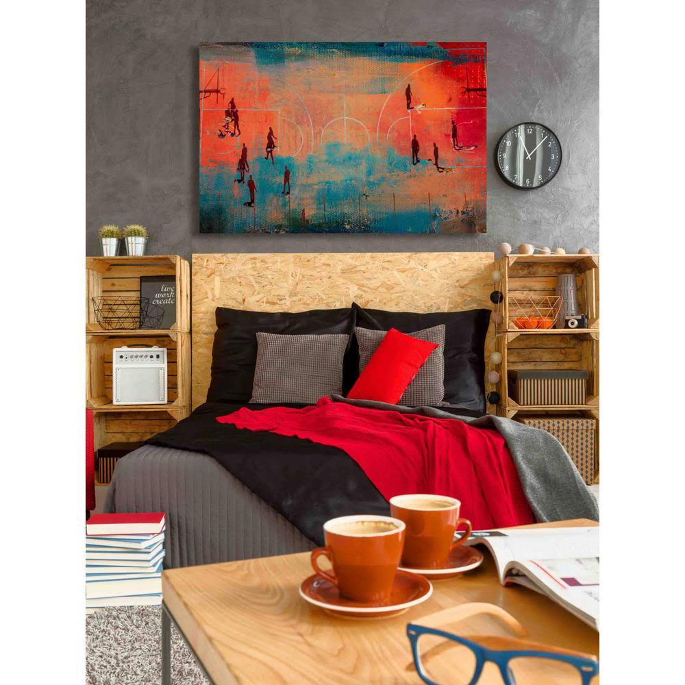 Parvez Michel 20 in. H x 30 in. W Court Shadows by Parvez Taj Printed Canvas Wall Art, Multi-Colored 2V_AJYUEPUT