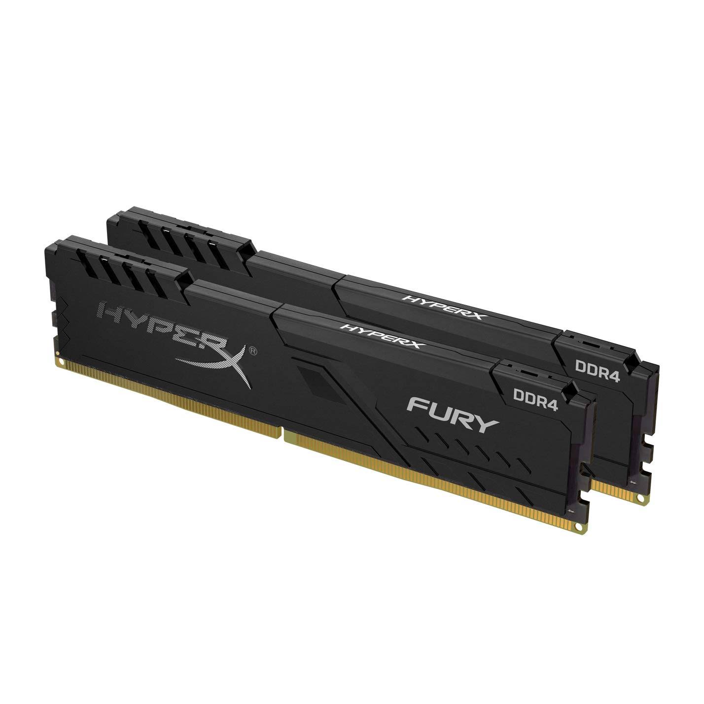HyperX Fury Black 32GB 2666MHz DDR4 CL16 DIMM (Kit of 2) HX426C16FB4K2/32 WY_HXGN8MWK