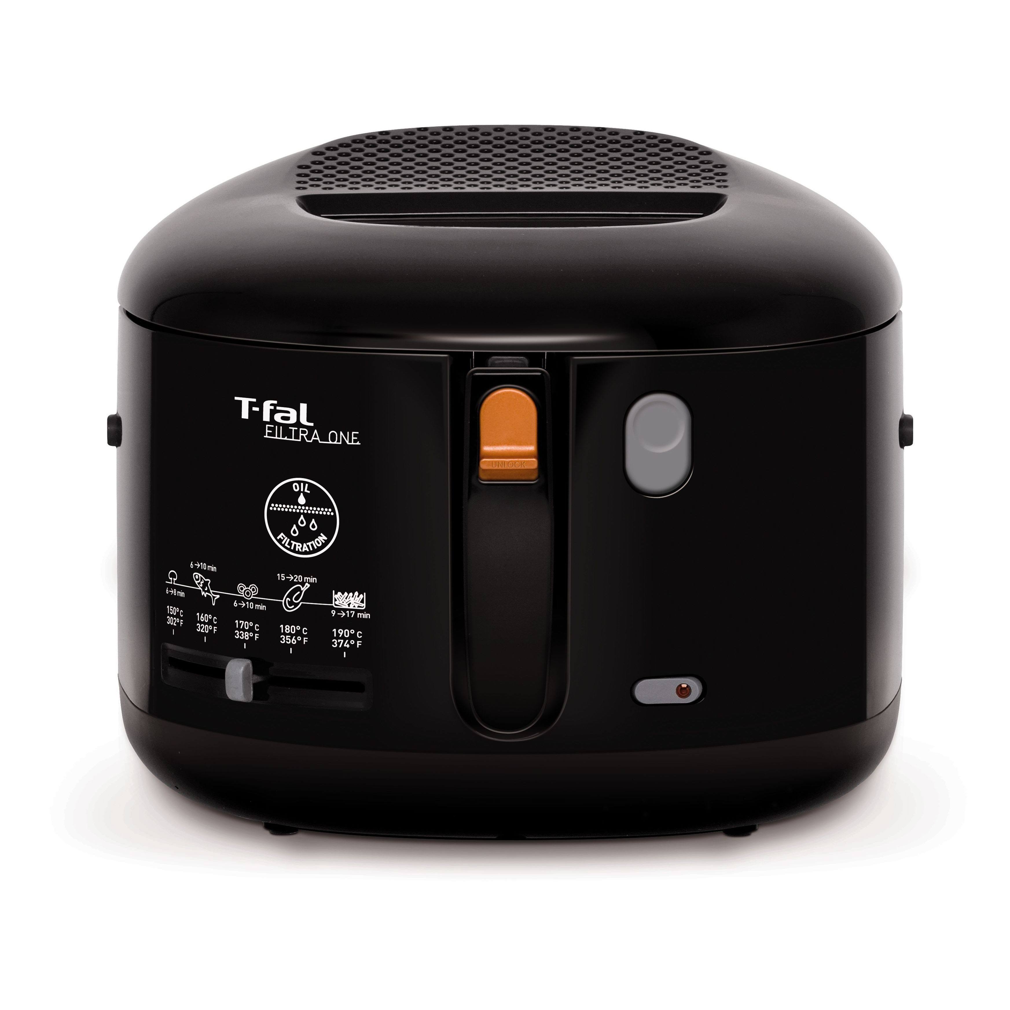 T-FAL Filtra One Deep Fryer, 2.1L, Black PX_UTD9RBYN T-FAL Filtra One Deep Fryer, 2.1L, Black PX_UTD9RBYN