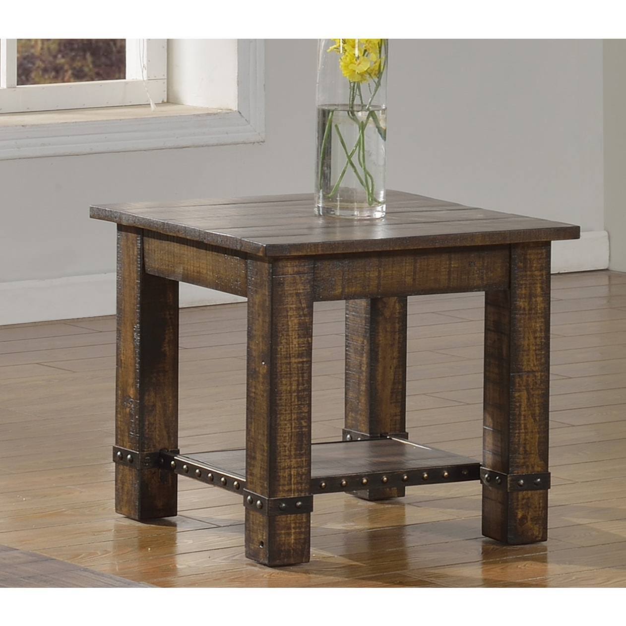 Best Master Furniture Pecan Walnut End Table EJ_V6WUJHMF Best Master Furniture Pecan Walnut End Table EJ_V6WUJHMF