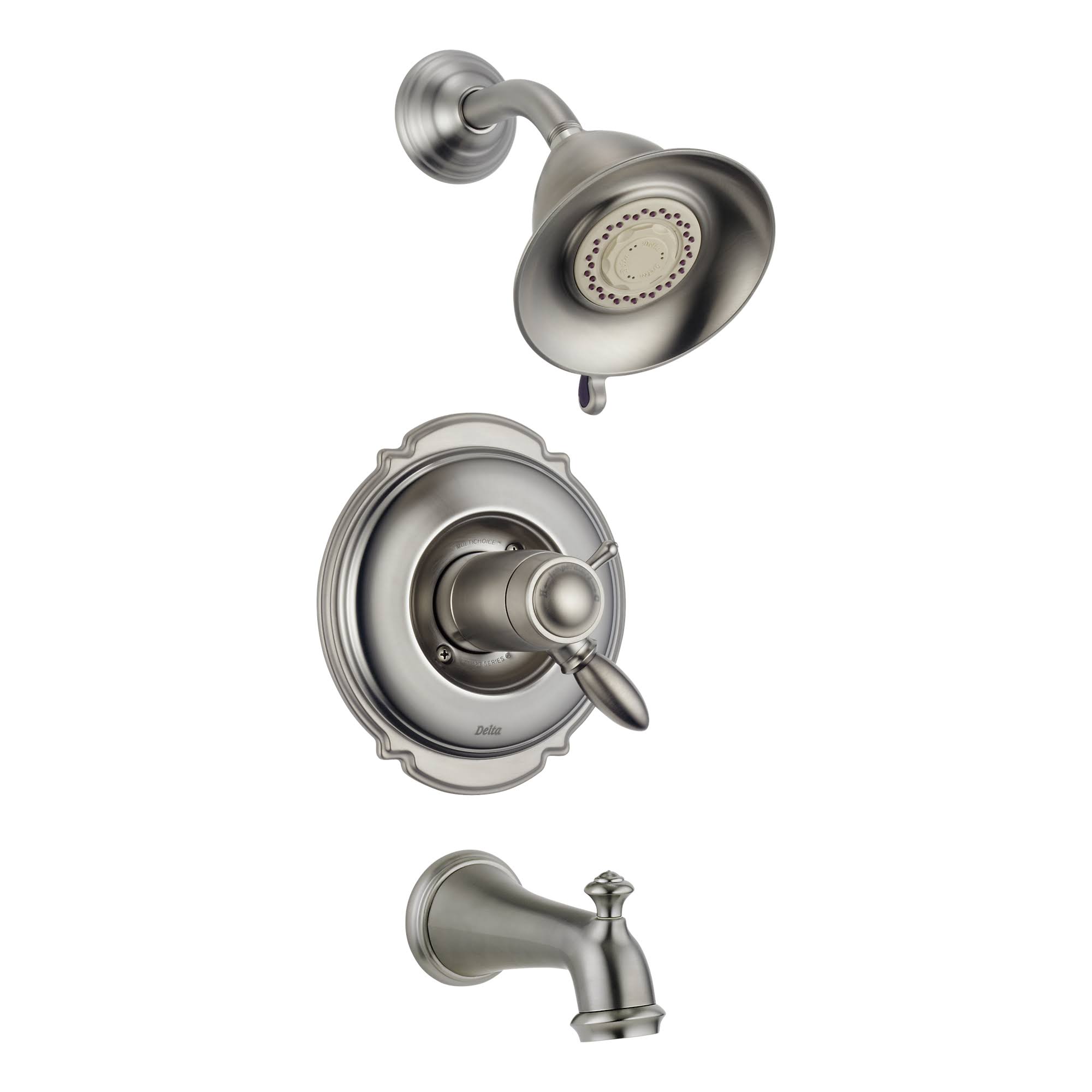 Delta T17T455-SS Victorian TempAssure 17T Series Tub and Shower Trim Stainless LZ_5IPTO2V4 Delta T17T455-SS Victorian TempAssure 17T Series Tub and Shower Trim Stainless LZ_5IPTO2V4