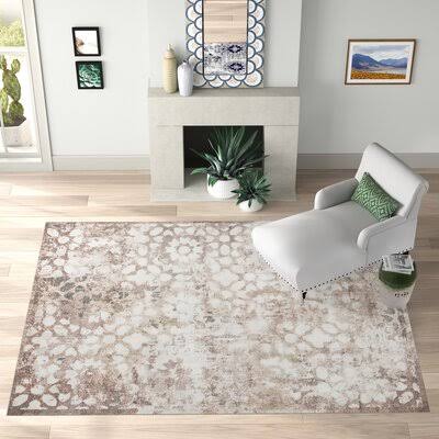 Brandt Brown/Cream Area Rug Mistana Rug Size Rectangle 9' x 12' D2_WAUHXPBK Brandt Brown/Cream Area Rug Mistana Rug Size Rectangle 9' x 12' D2_WAUHXPBK