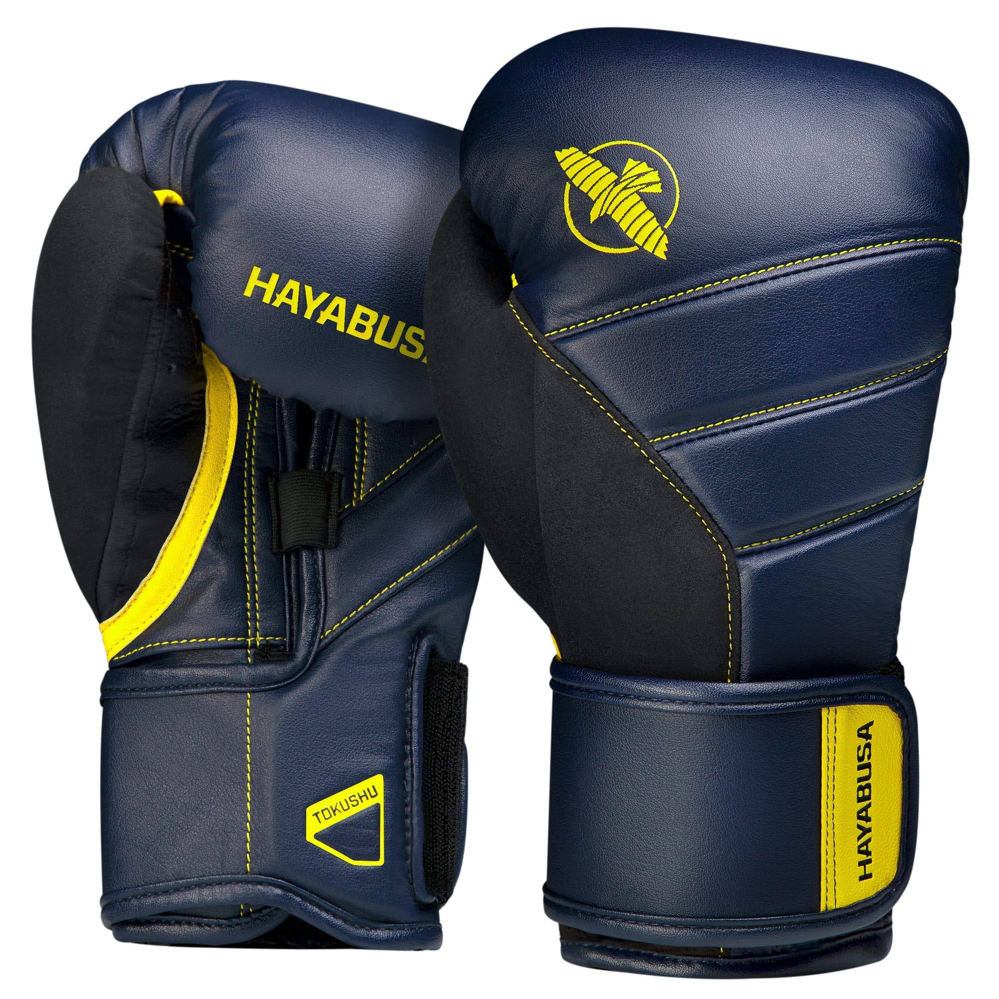 Hayabusa T3 Boxing Gloves - Navy/Yellow - 10 oz IZ_HZC4KMUA Hayabusa T3 Boxing Gloves - Navy/Yellow - 10 oz IZ_HZC4KMUA