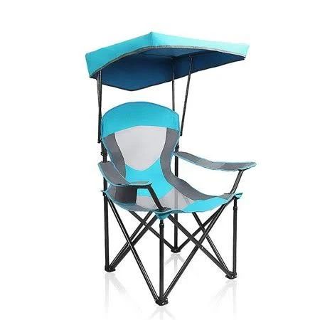 Alpha Camp Heavy Duty Canopy Chair Sunshade Hiking Travel Chair, Enamel Blue AZ_86IQAAFF