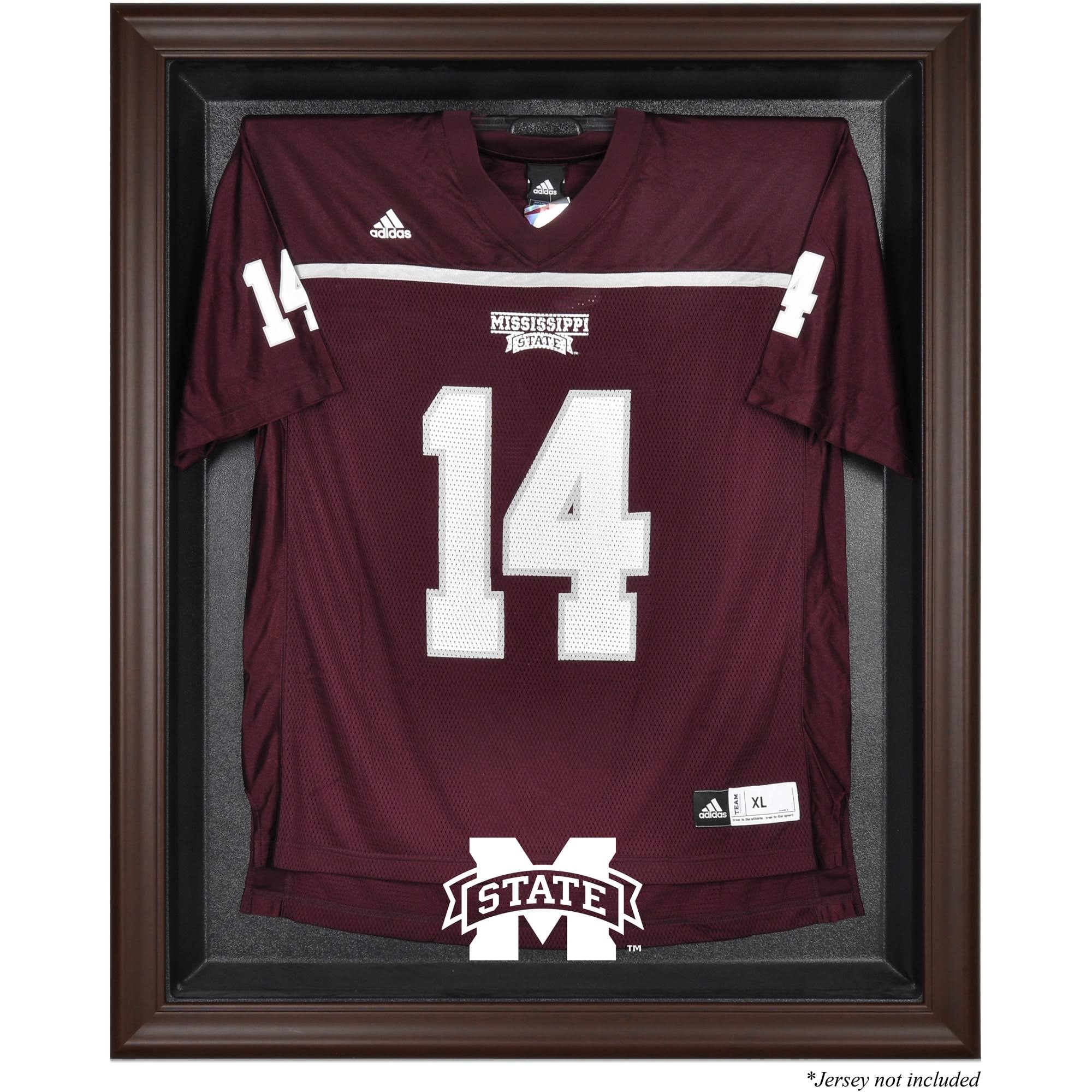 Mississippi State Bulldogs Brown Framed Logo Jersey Display Case PG_XSUYLUX1 Mississippi State Bulldogs Brown Framed Logo Jersey Display Case PG_XSUYLUX1