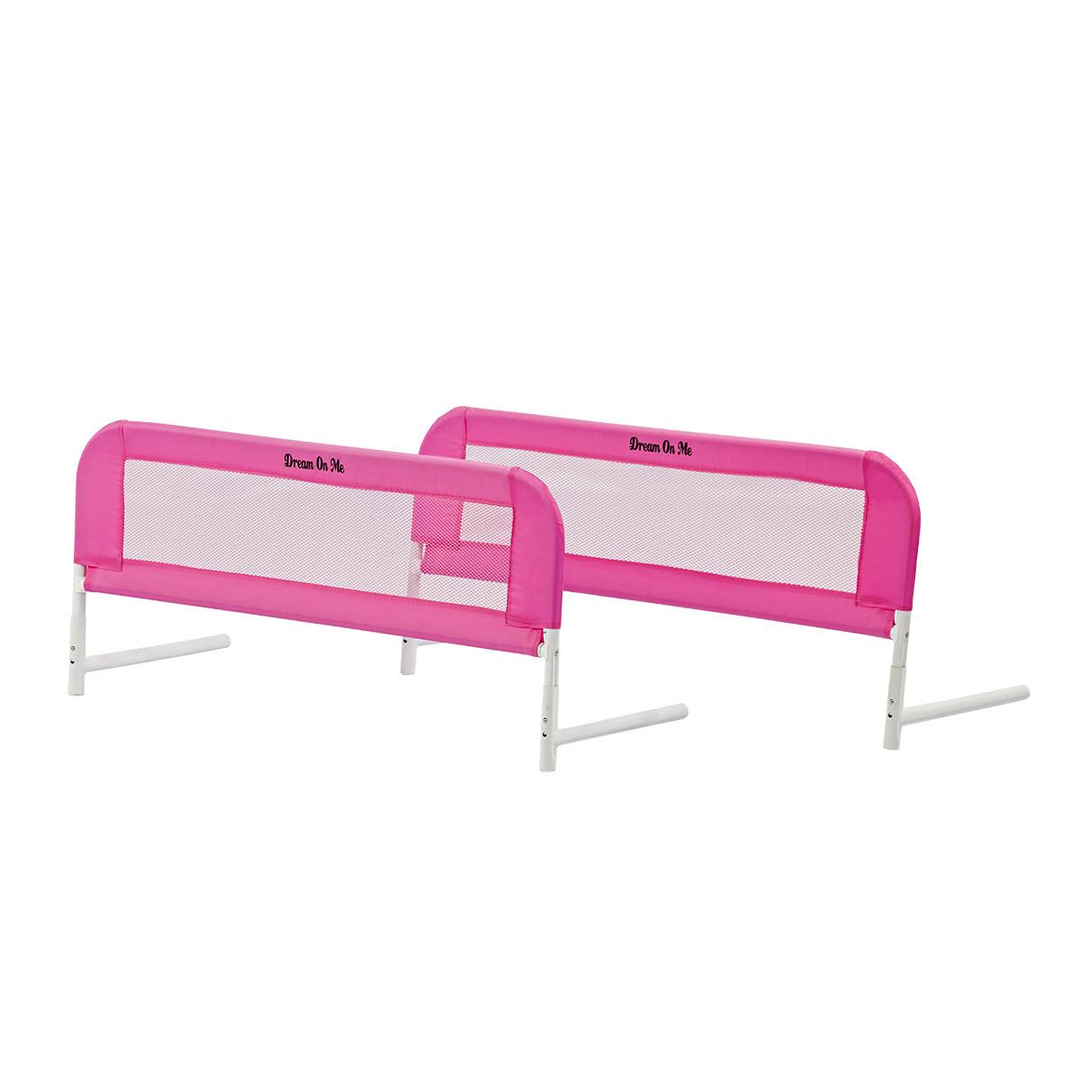 Dream on Me Mesh Bed Rails Pink LN_NNA59O6X Dream on Me Mesh Bed Rails Pink LN_NNA59O6X