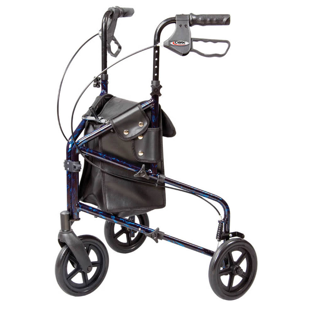 Walker 3 Wheel Trio Roller Walker - Carex Health Brands A33300 HR_VF99JRPW Walker 3 Wheel Trio Roller Walker - Carex Health Brands A33300 HR_VF99JRPW