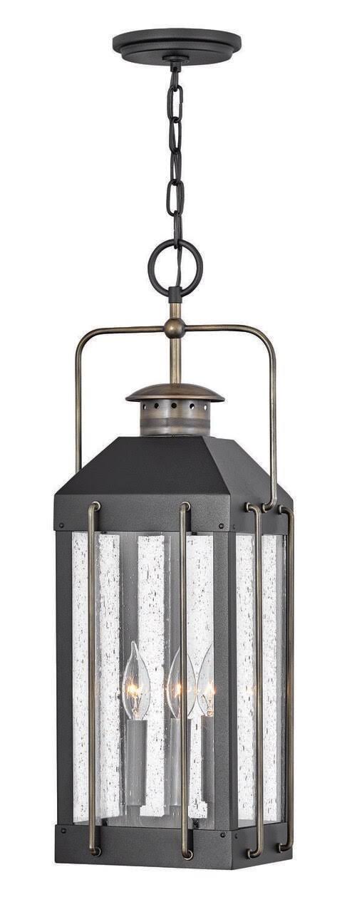 Hinkley Fitzgerald Outdoor Hanging Light - Textured Black - 2732TK FV_VQEJ2THC