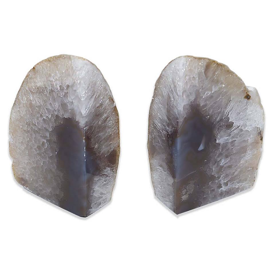 Agate Bookends in Grey Multi UN_DGZJ3JNJ