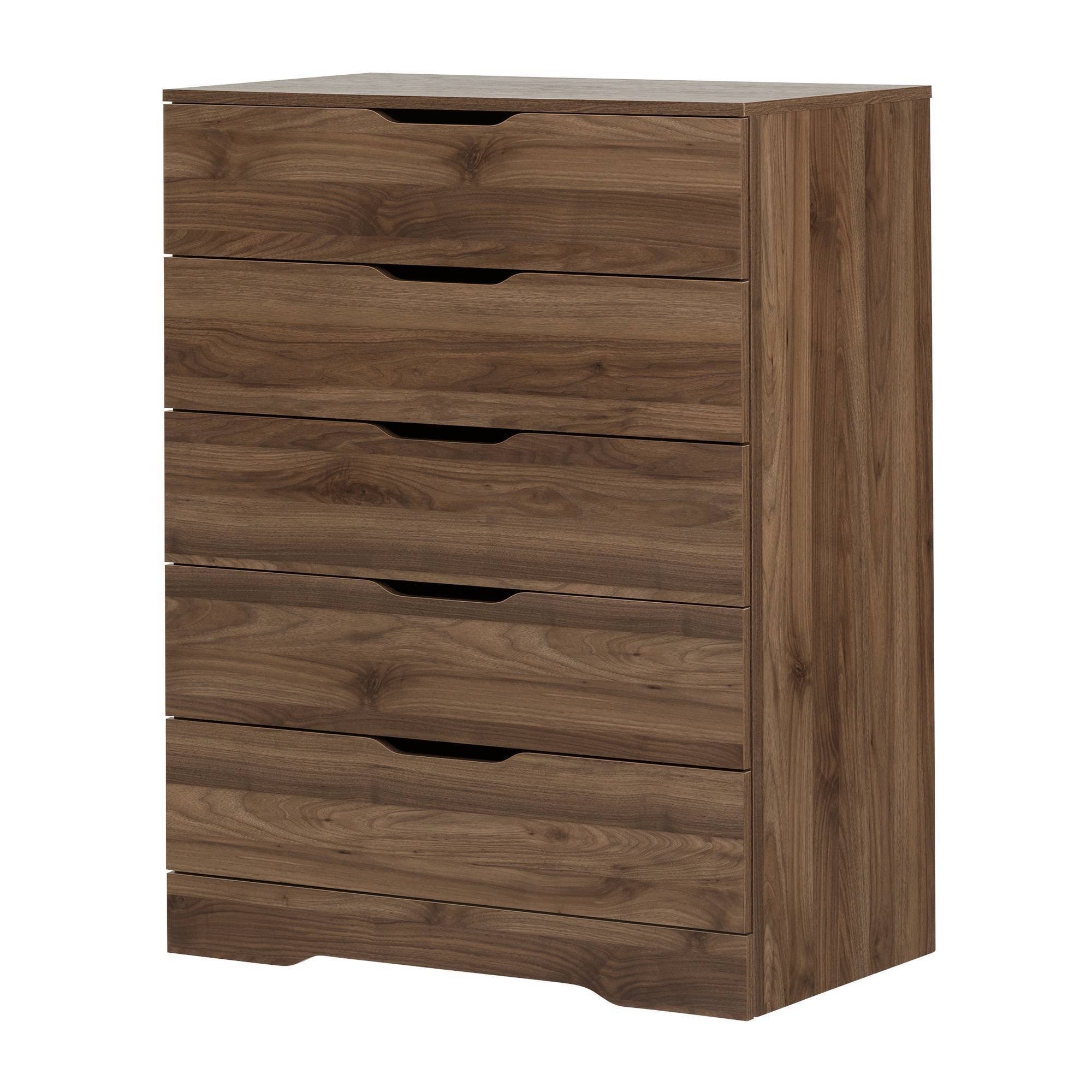 South Shore Holland 5-Drawer Chest - Natural Walnut HW_K5LTZGTZ